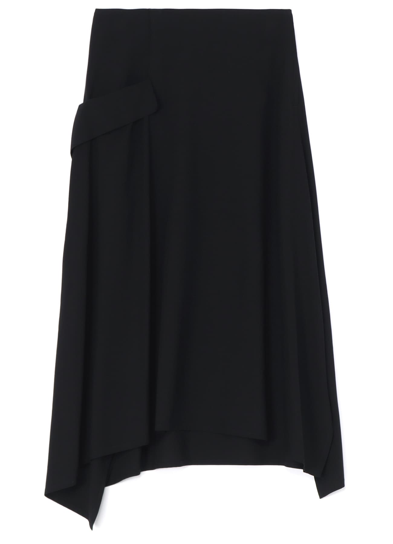 RAYON BROAD RIGHT CROPPED PANTS SKIRT(XS Black): Y's｜THE SHOP 