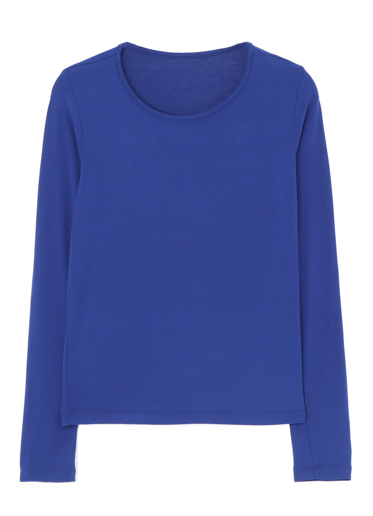 RAYON JERSEY ROUND NECK LONG SLEEVE T
