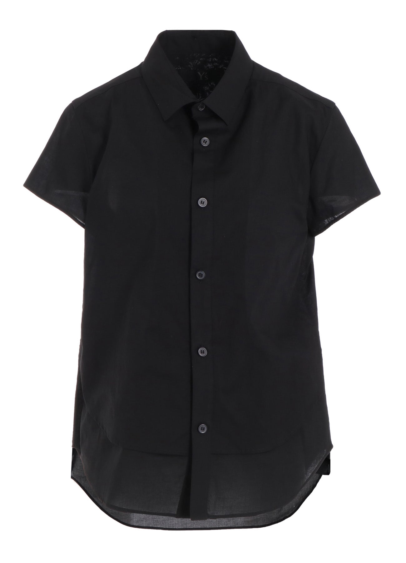 COTTON LAWN DOUBLE FRONT HEM BLOUSE