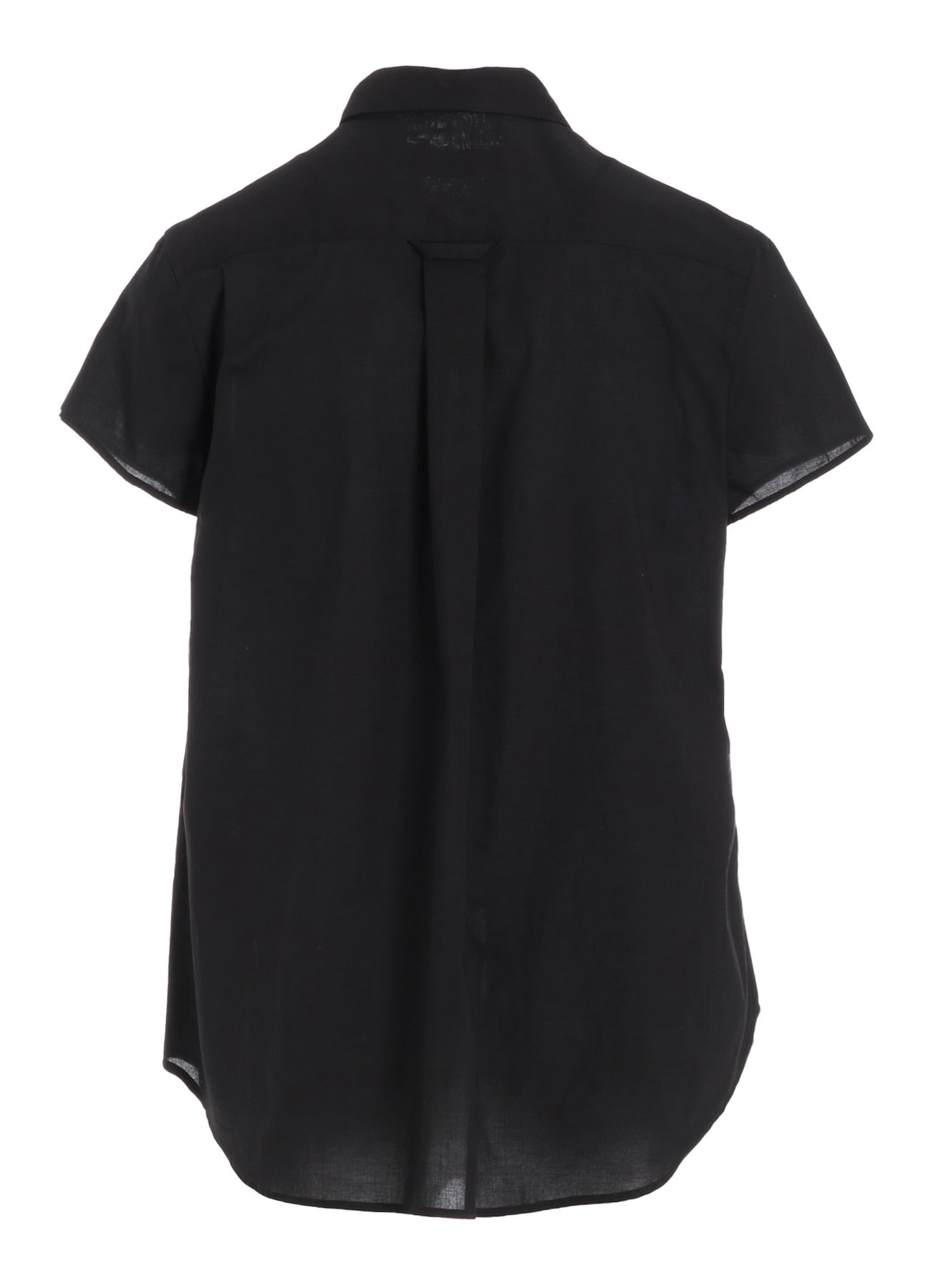 COTTON LAWN DOUBLE FRONT HEM BLOUSE
