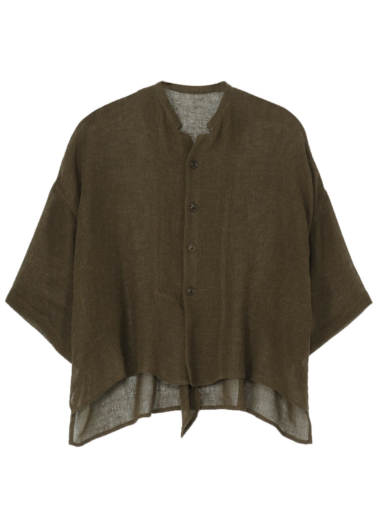 LENO CLOTH HALF SLEEVE BOX SHIRT