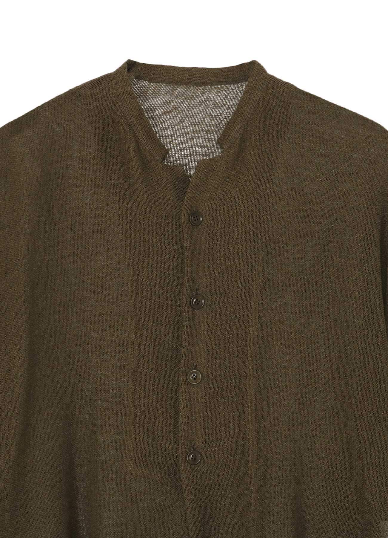 LENO CLOTH HALF SLEEVE BOX SHIRT