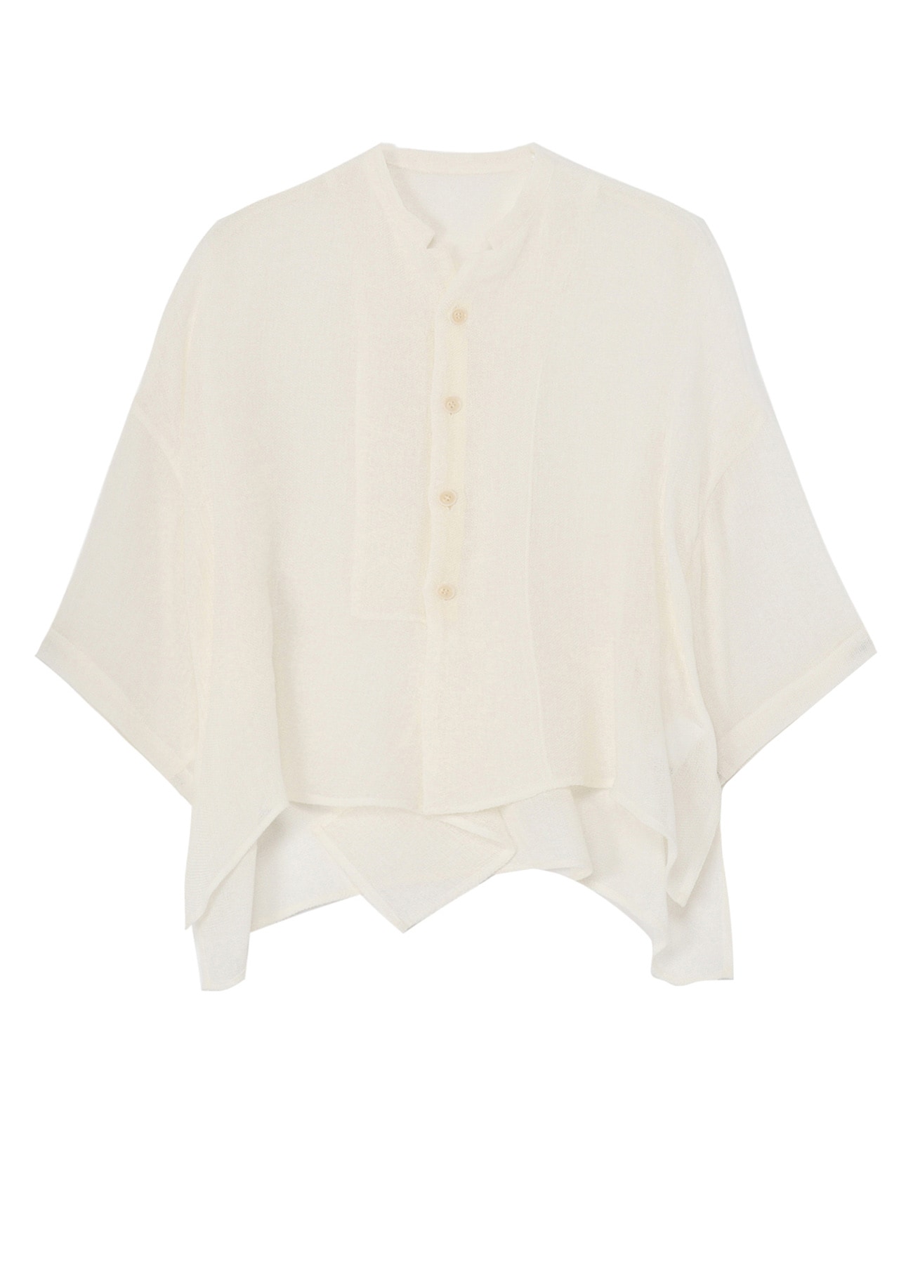 LENO CLOTH HALF SLEEVE BOX SHIRT