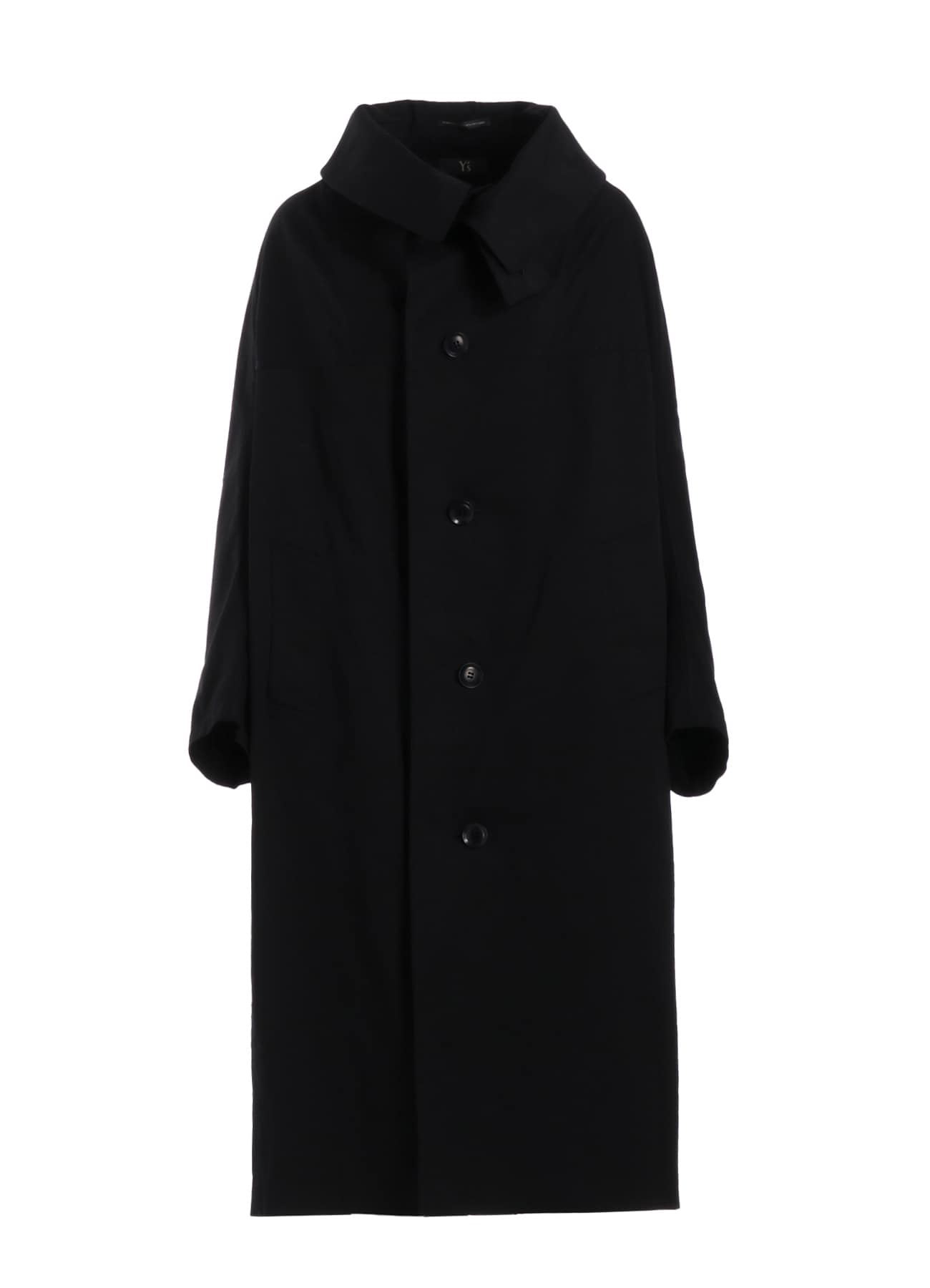 [Y's BORN PRODUCT] COTTON TWILL LONG CAPE COAT