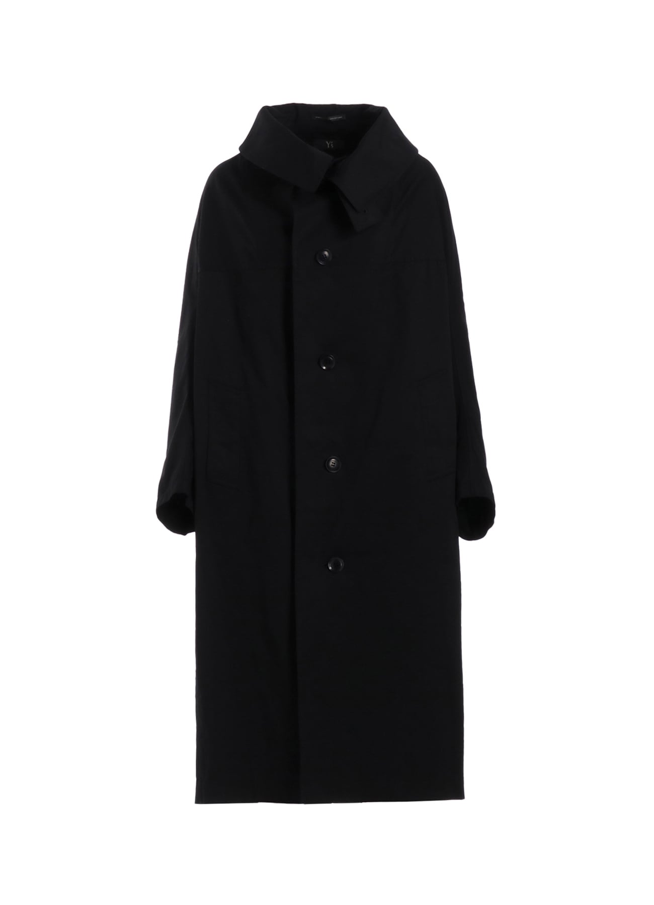 [Y's BORN PRODUCT] COTTON TWILL LONG CAPE COAT