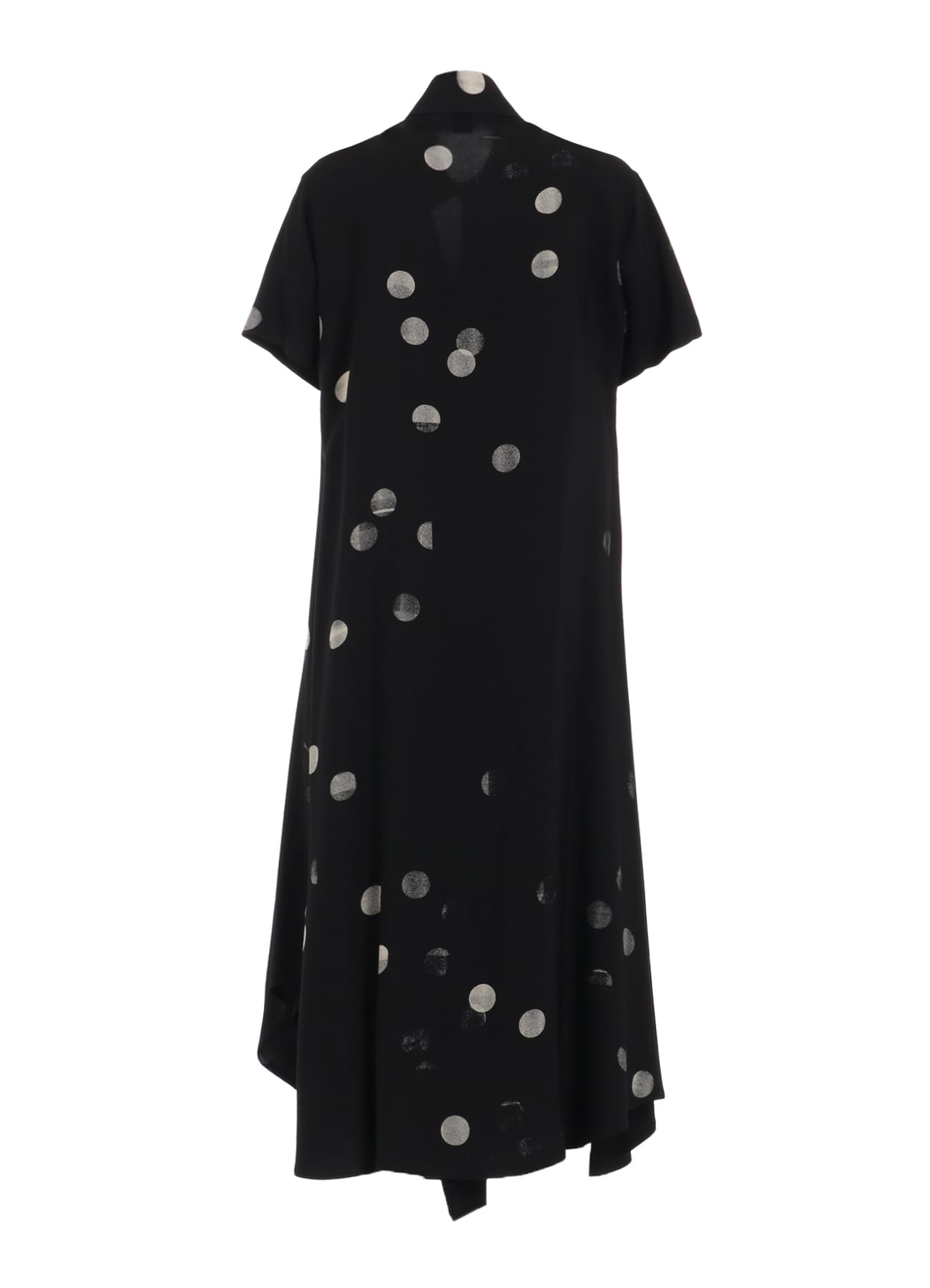 CU/RY GABARDINE DOT LEFT CLOTH DRESS