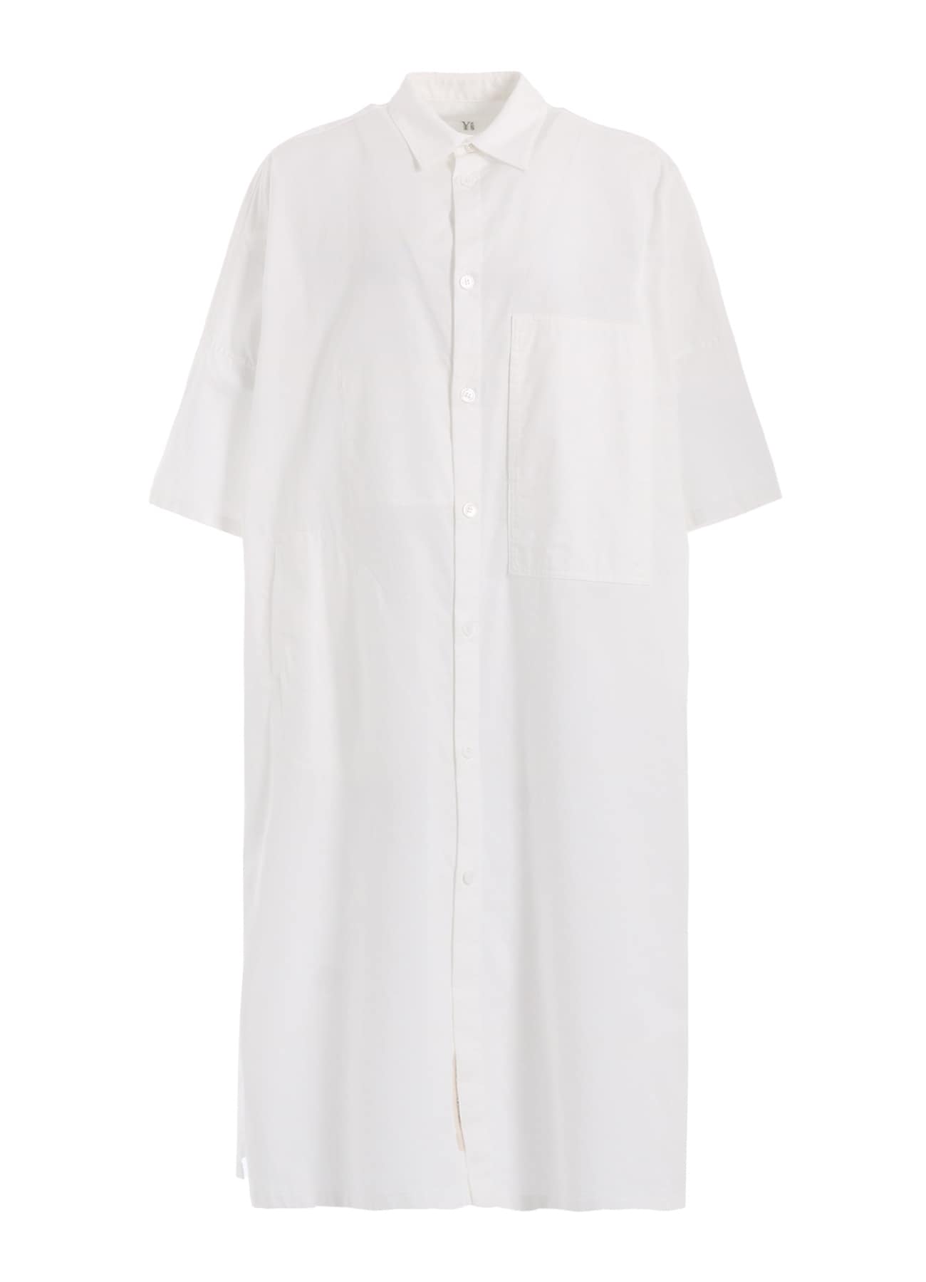 [Y's BORN PRODUCT] THIN COTTON TWILL BIG SHIRT DRESS