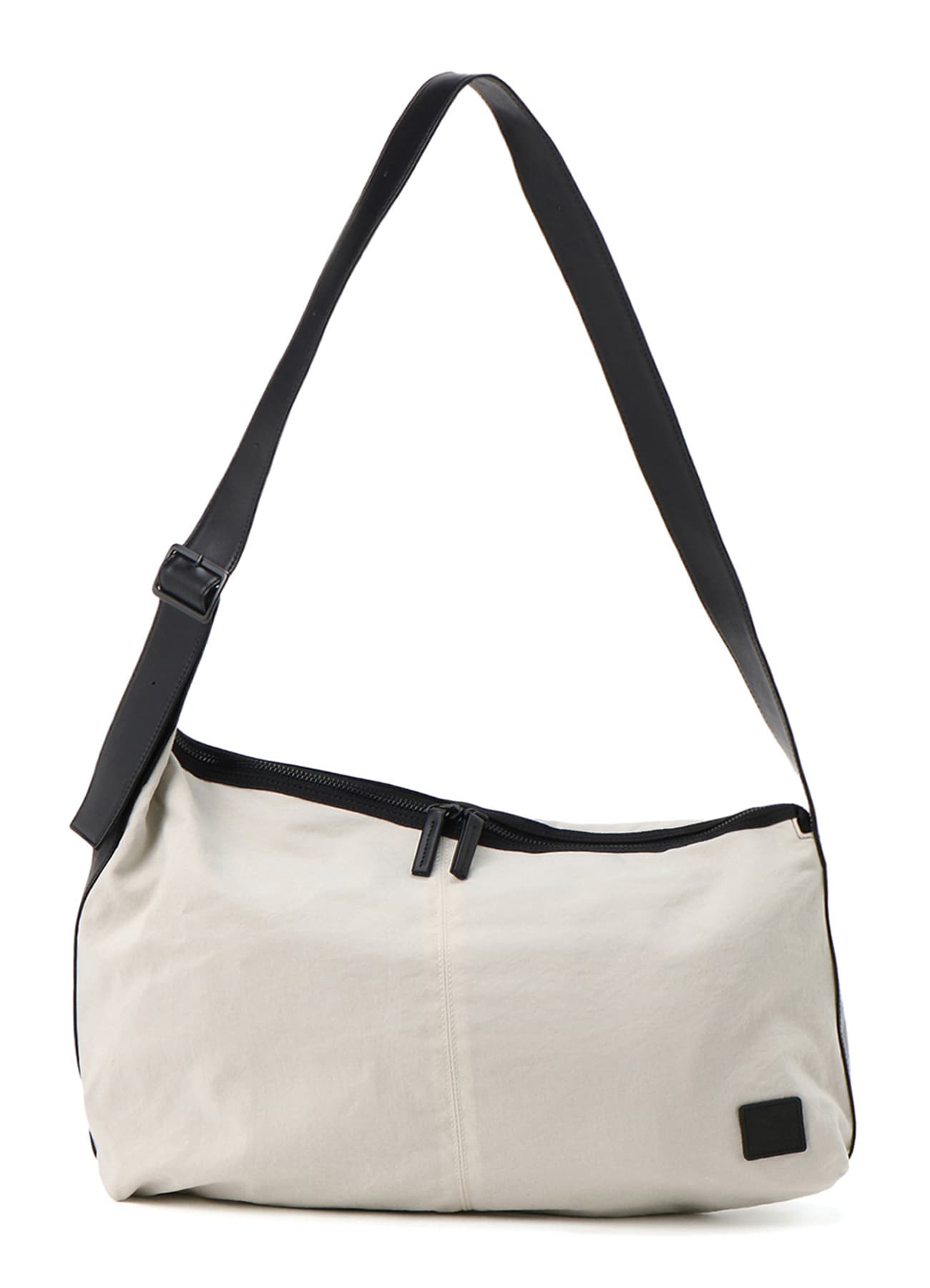 NYLON OXFORD ASYMMETRIC SHOULDER BAG