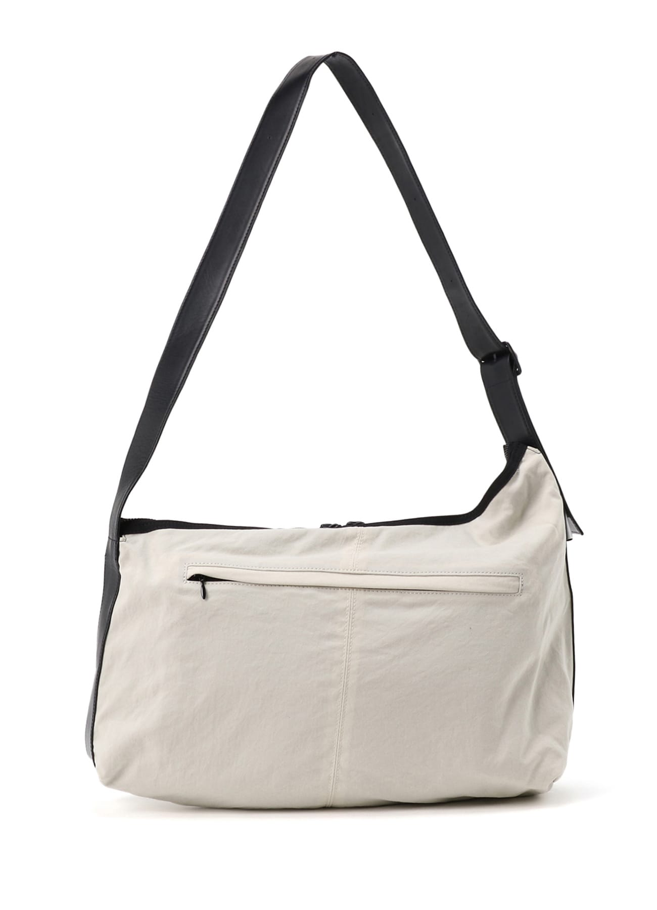 NYLON OXFORD ASYMMETRIC SHOULDER BAG