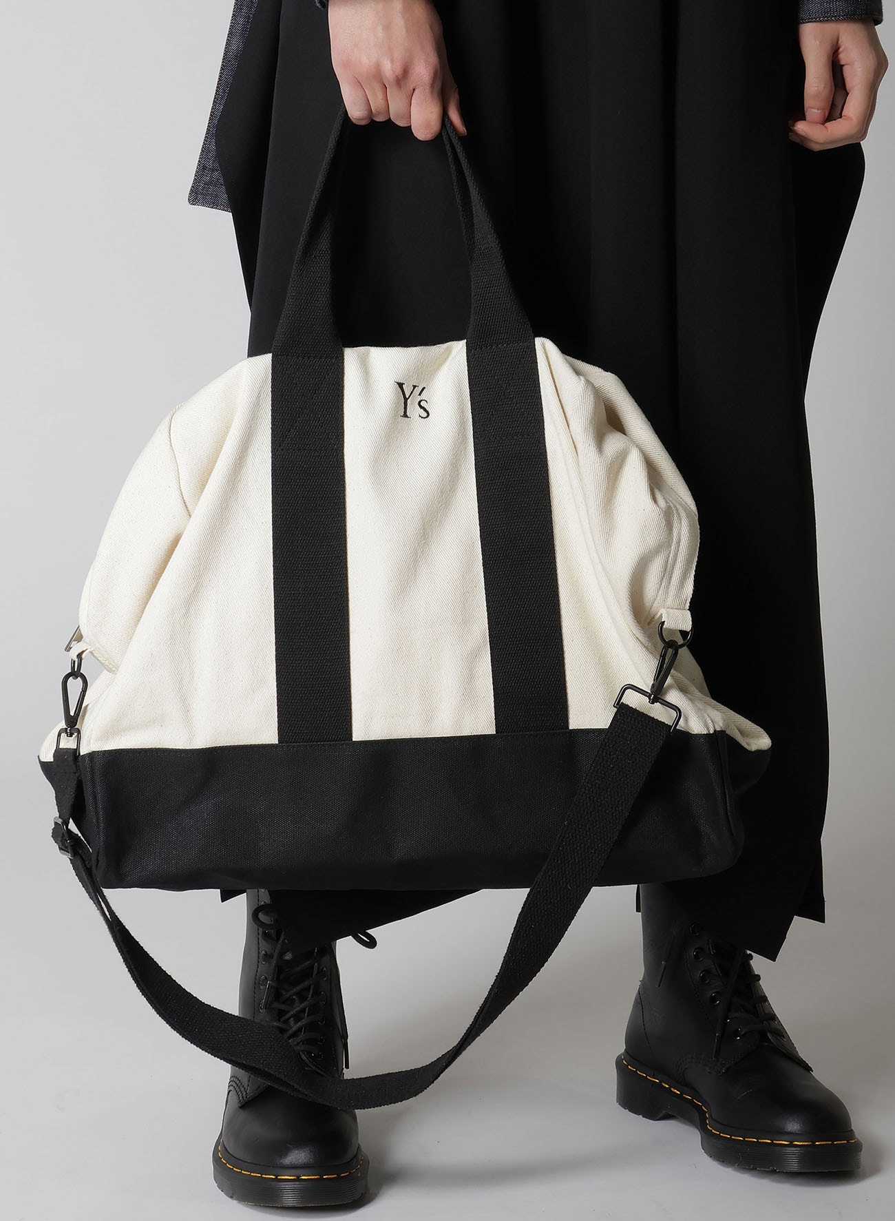 【THE SHOP先行発売】CANVAS COMBI BOSTON BAG