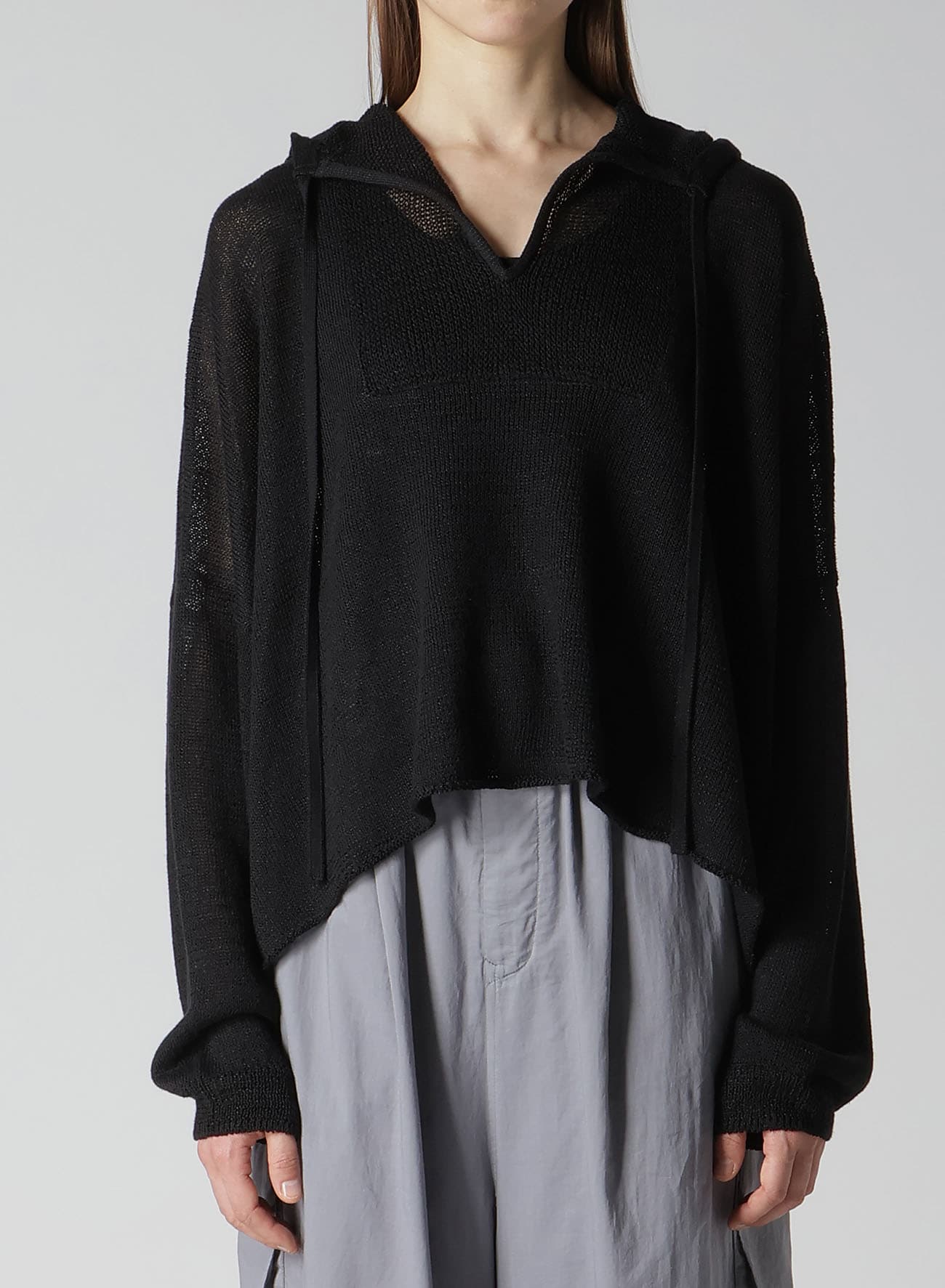 JERSEY BROAD STITCH SKIPPER HOODIE PULLOVER