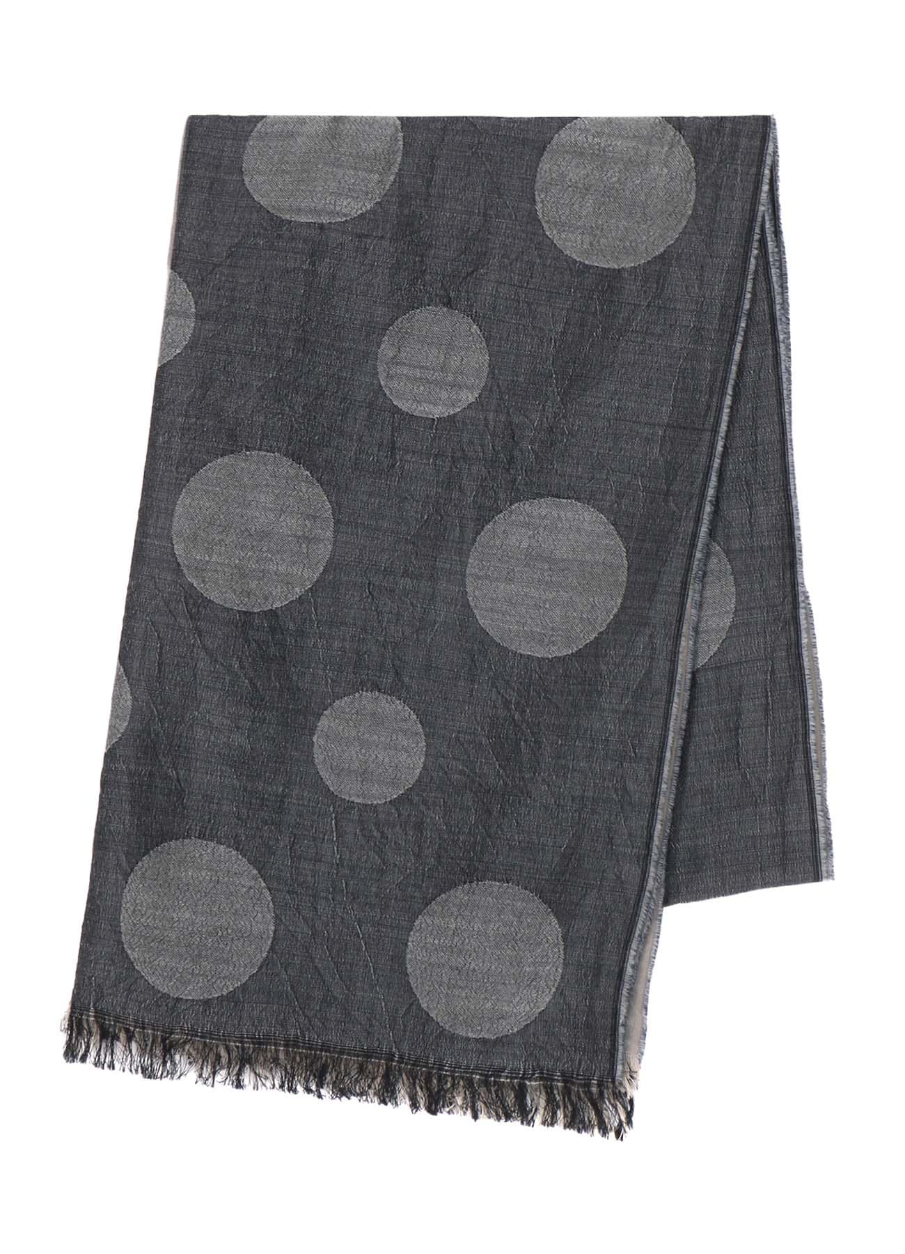 【THE SHOP先行発売】JACQUARD PANEL POLKA DOT SCARF