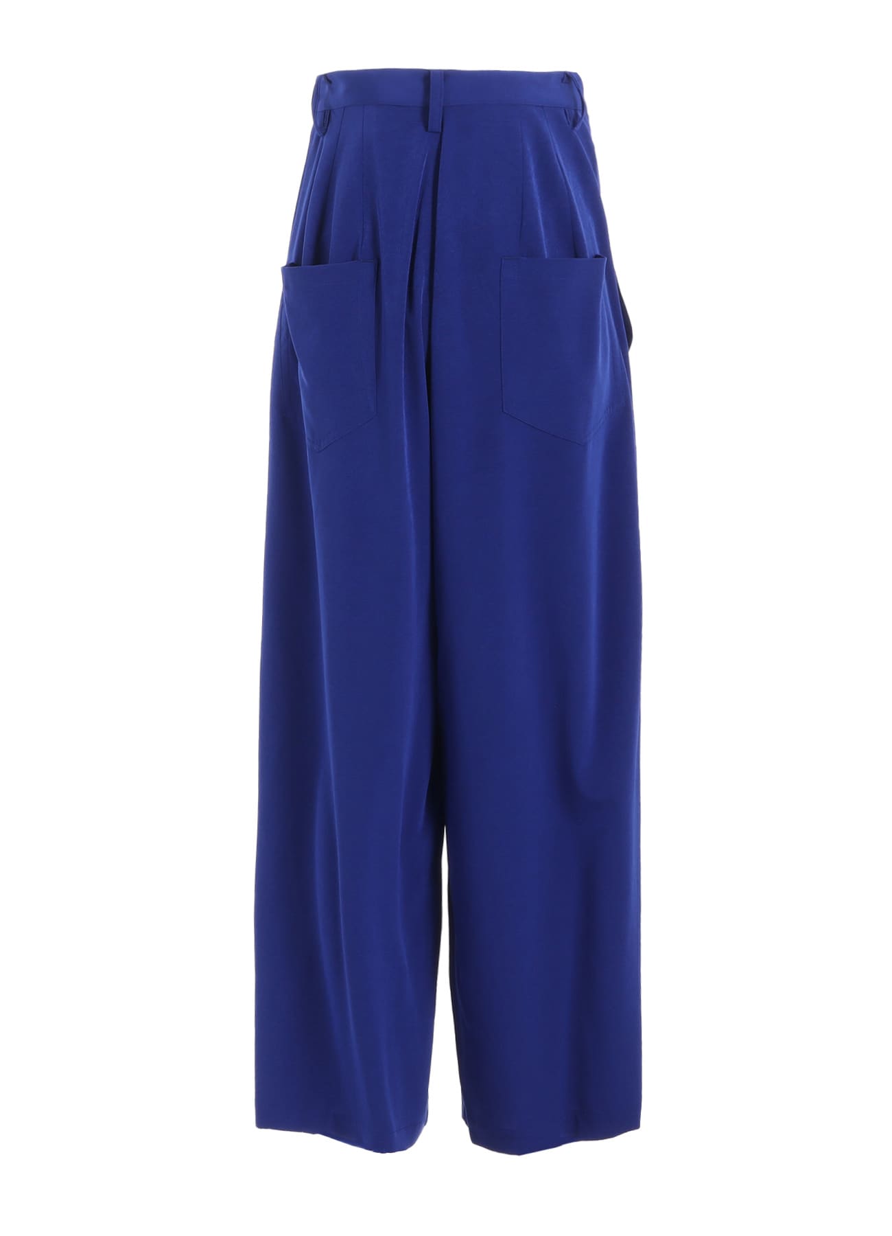 CREPE de CHINE DOUBE TUCKED WIDE PANTS