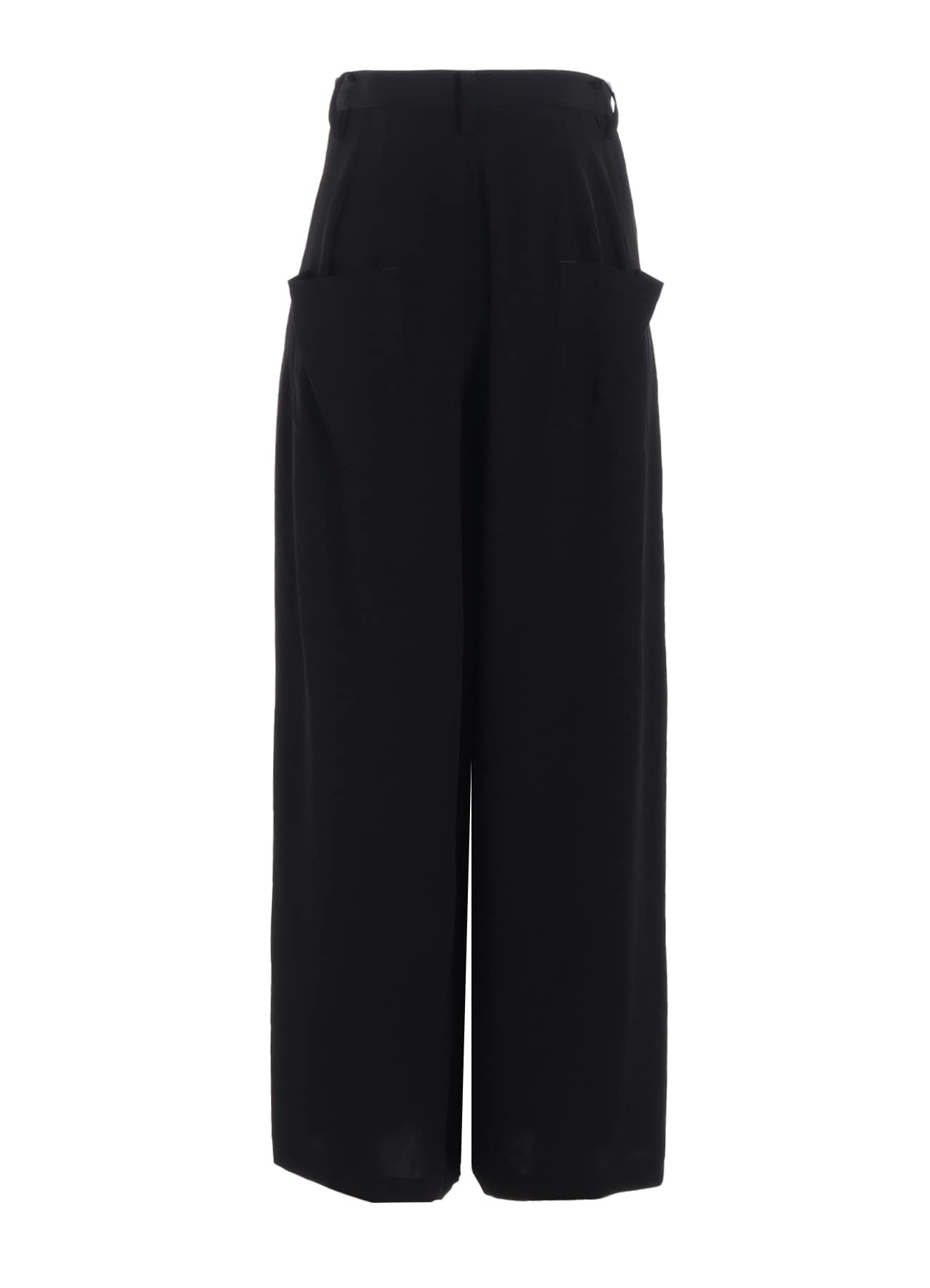 CREPE de CHINE DOUBE TUCKED WIDE PANTS