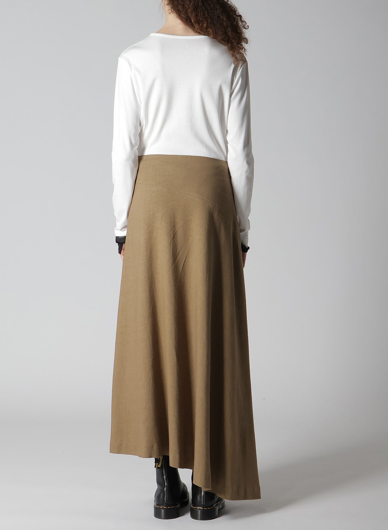 RY/LI CANVAS ASYMMETERIC FLARE SKIRT