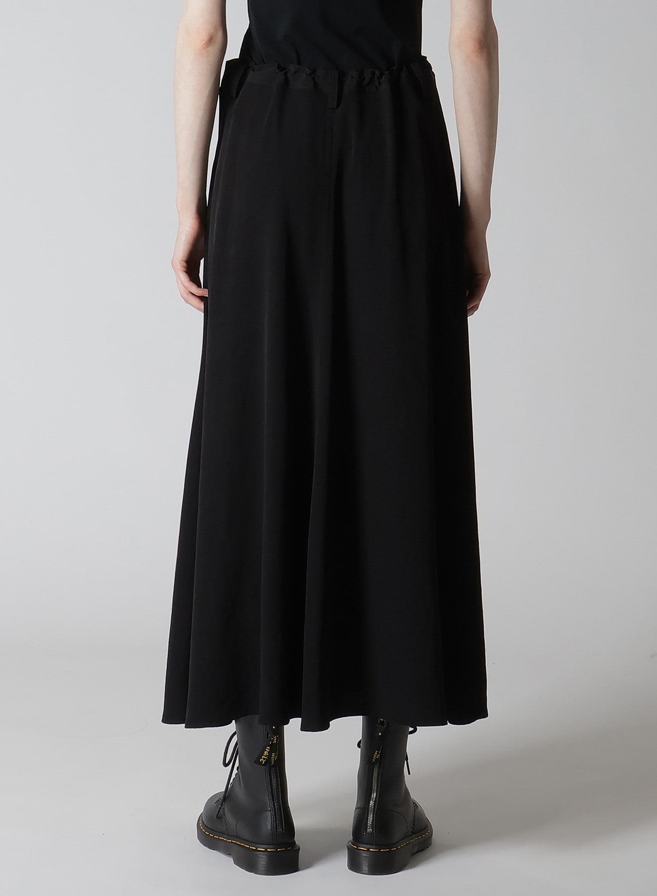 CREPE de CHINE FRONT PANEL POCKET SKIRT