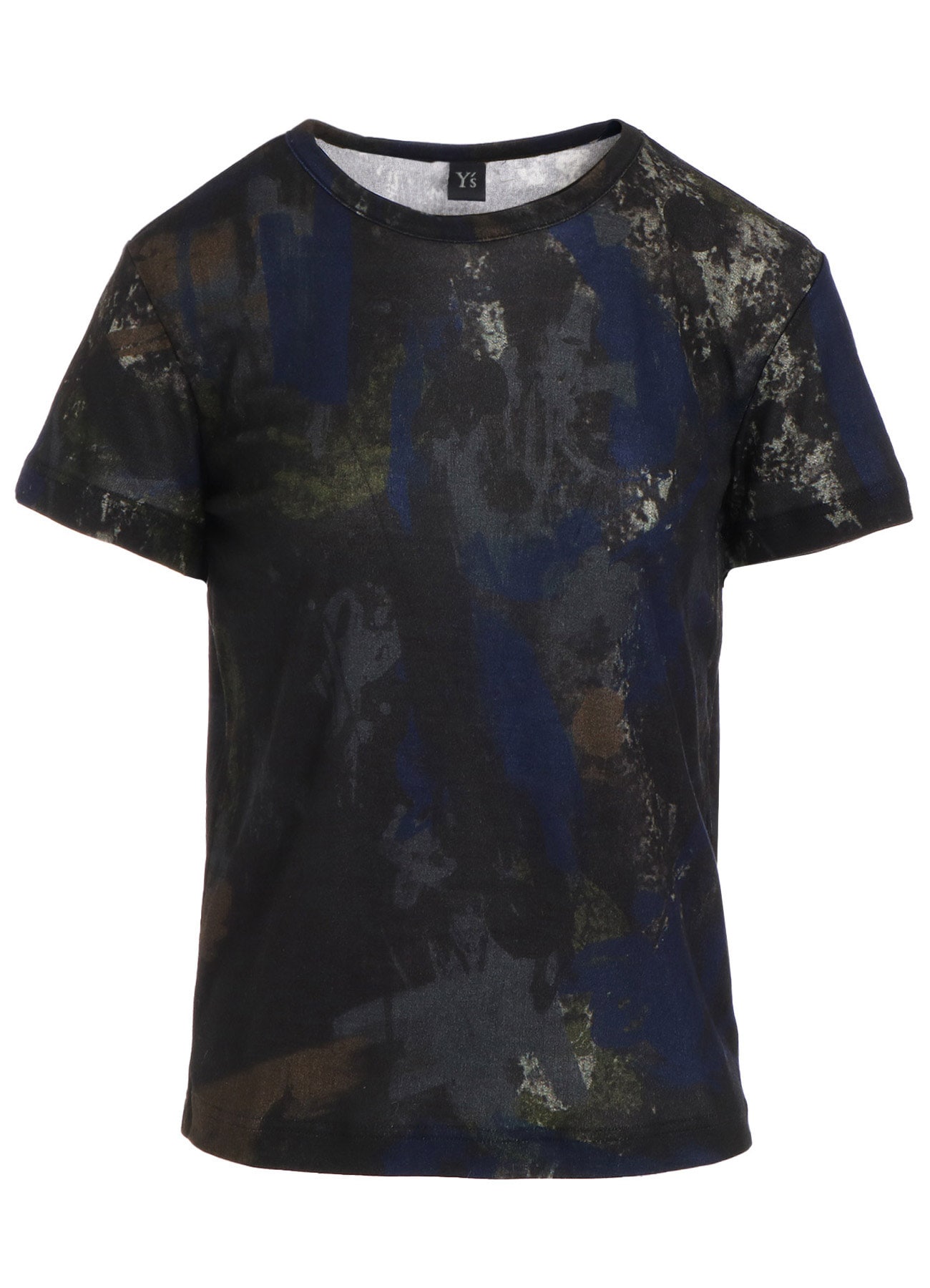 FADED PRINT HALF SLEEVE T