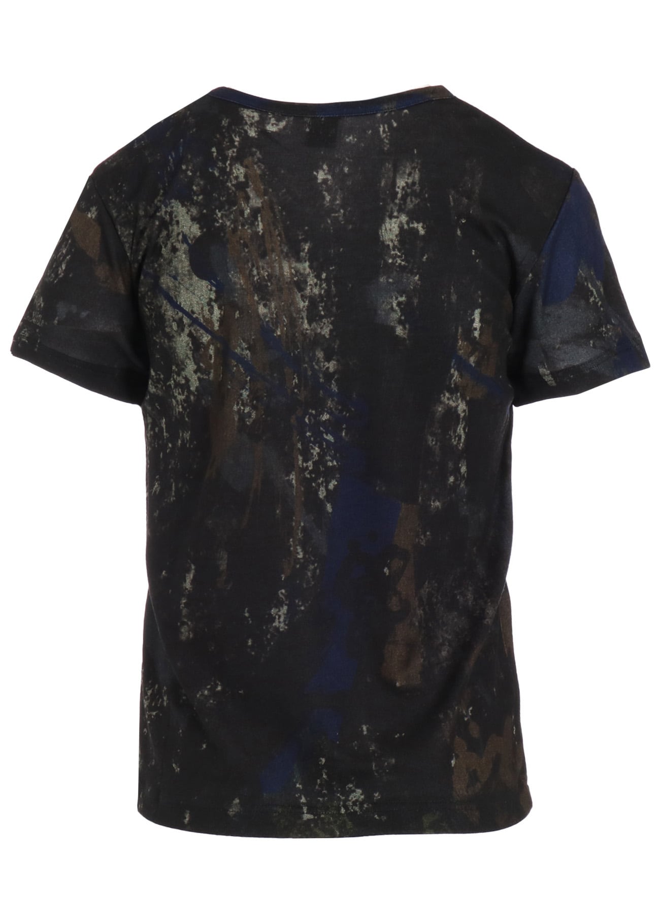 FADED PRINT HALF SLEEVE T