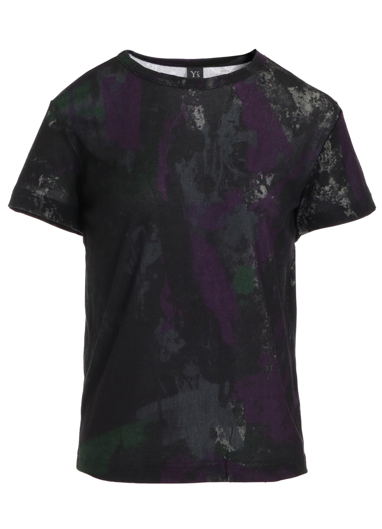 FADED PRINT HALF SLEEVE T