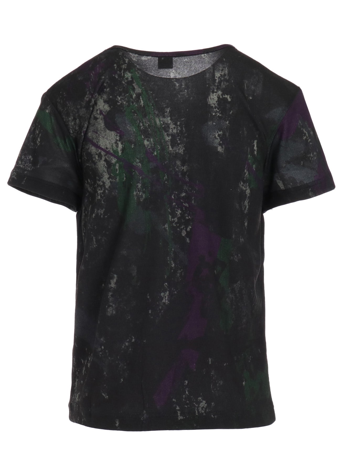 FADED PRINT HALF SLEEVE T