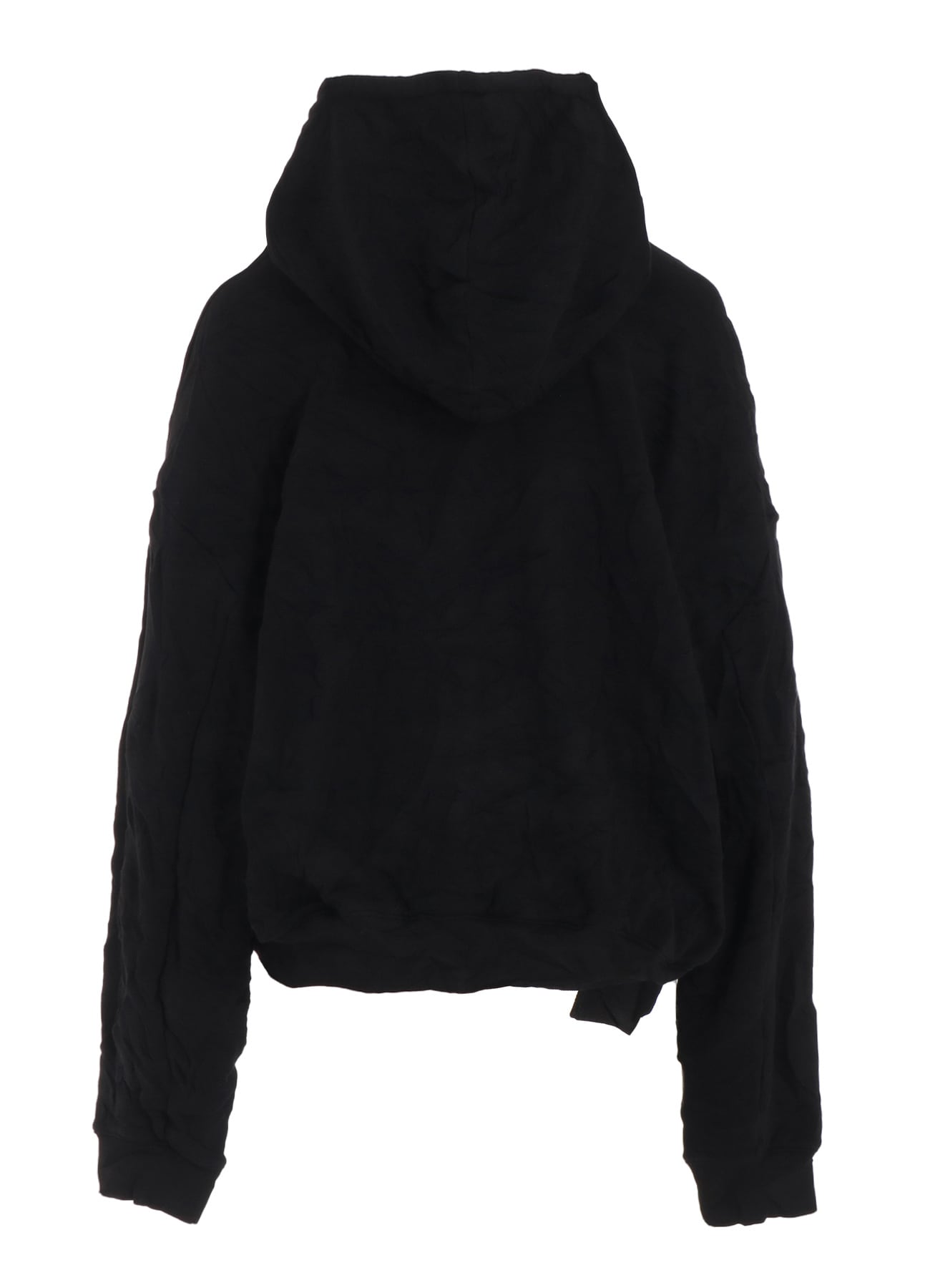 FRENCH DROPPED HEM HOODED T