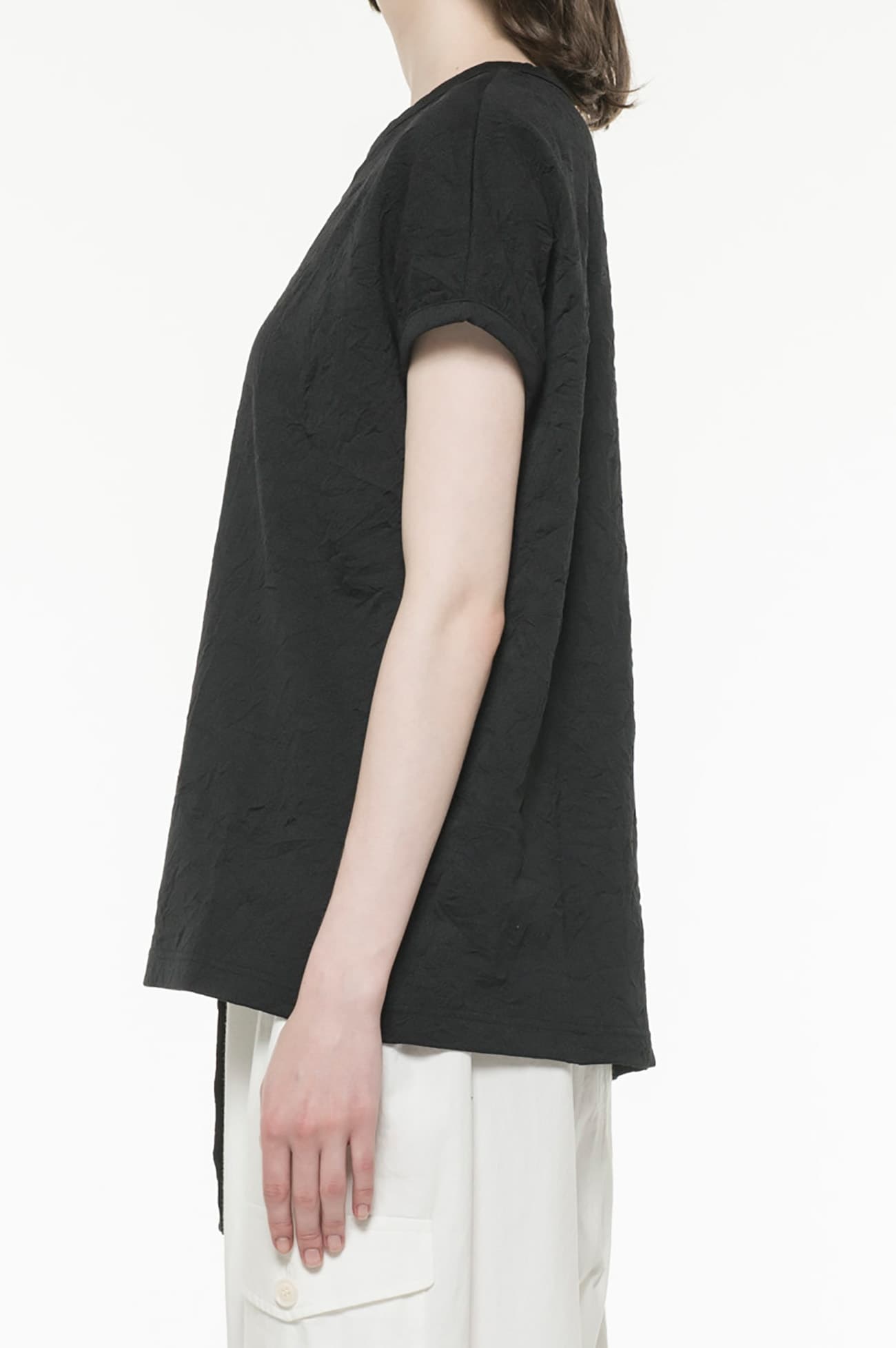 75dx60/-COTTON WRINKLE ASYMME FRENCH ST