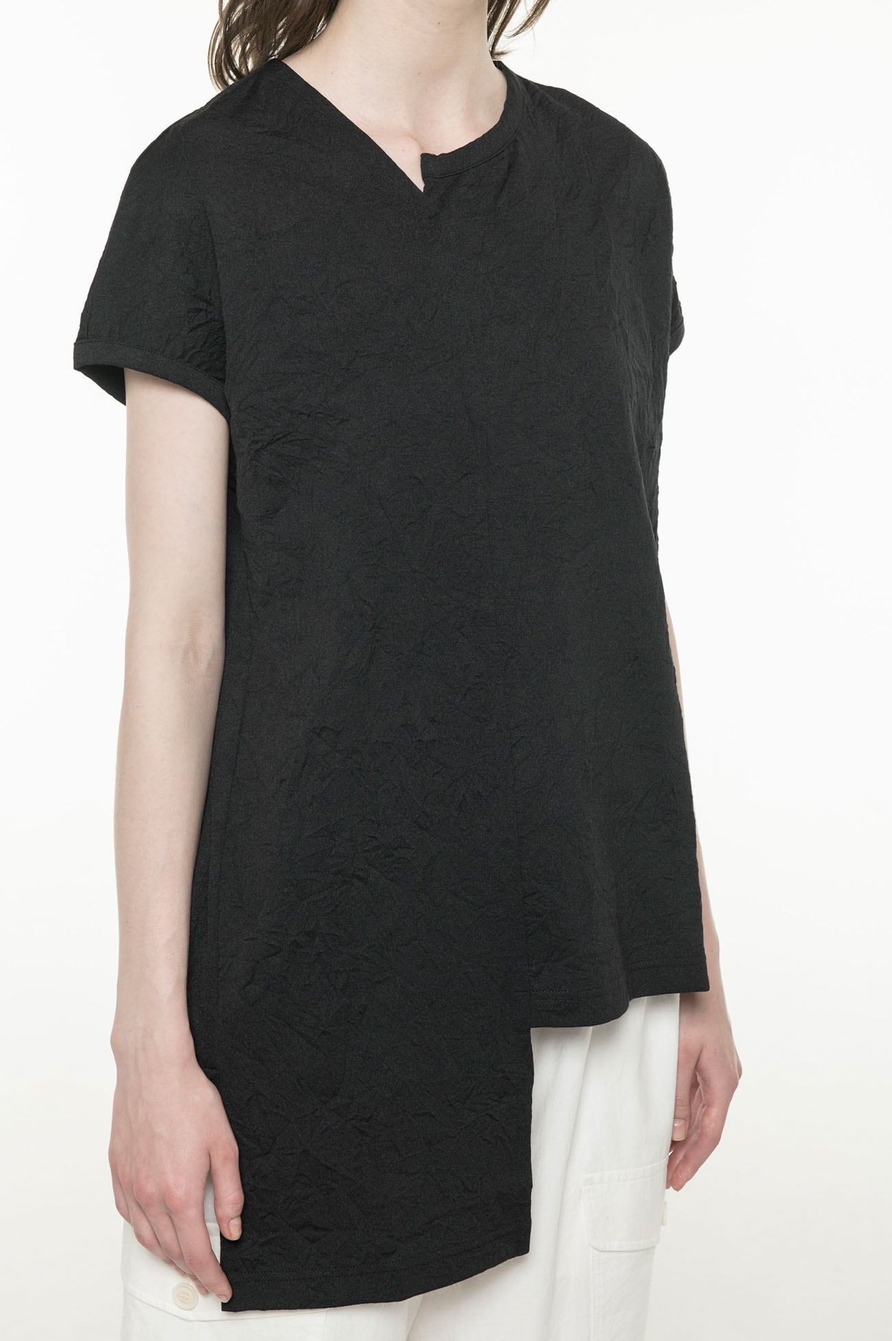 75dx60/-COTTON WRINKLE ASYMME FRENCH ST