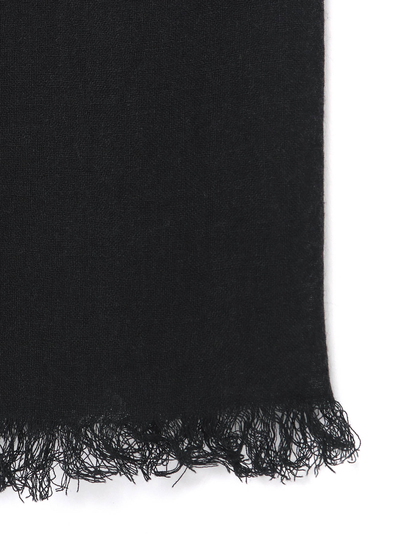 BLURRED PANSY PRINT STOLE(S Black): Y's｜THE SHOP YOHJI YAMAMOTO