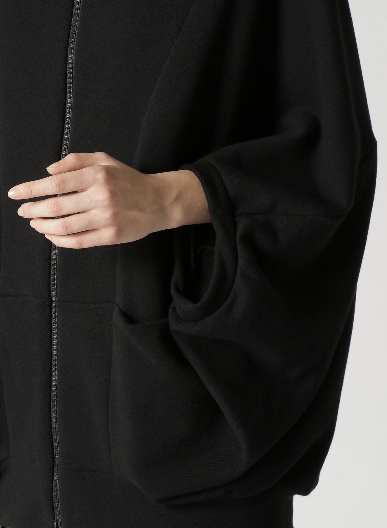 FRENCH TERRY BIG JACKET(S Black): Y's｜THE SHOP YOHJI YAMAMOTO