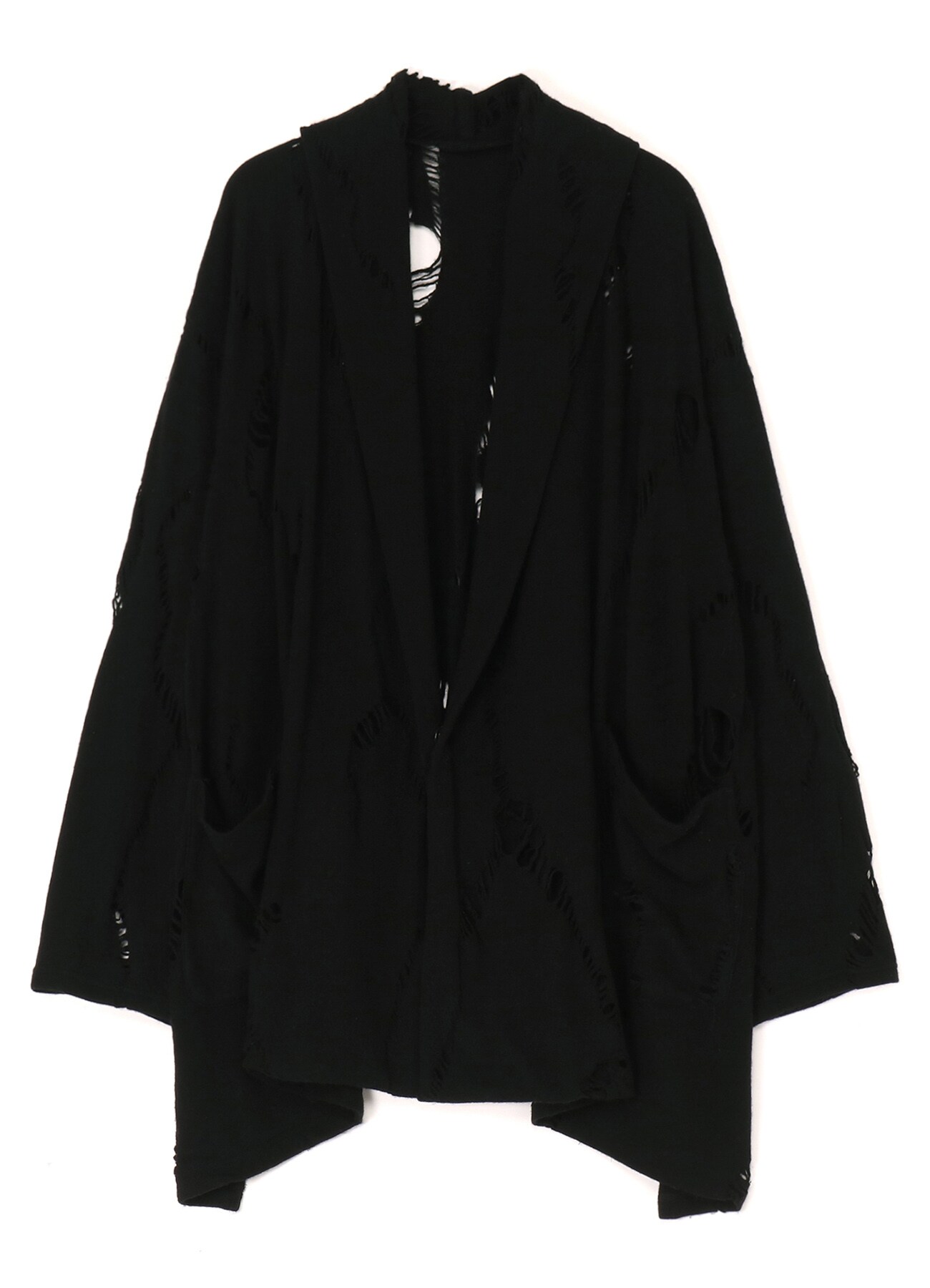 WOOL/POLYAMIDE JERSEY JACKET(S Black): Y's｜THE SHOP YOHJI YAMAMOTO