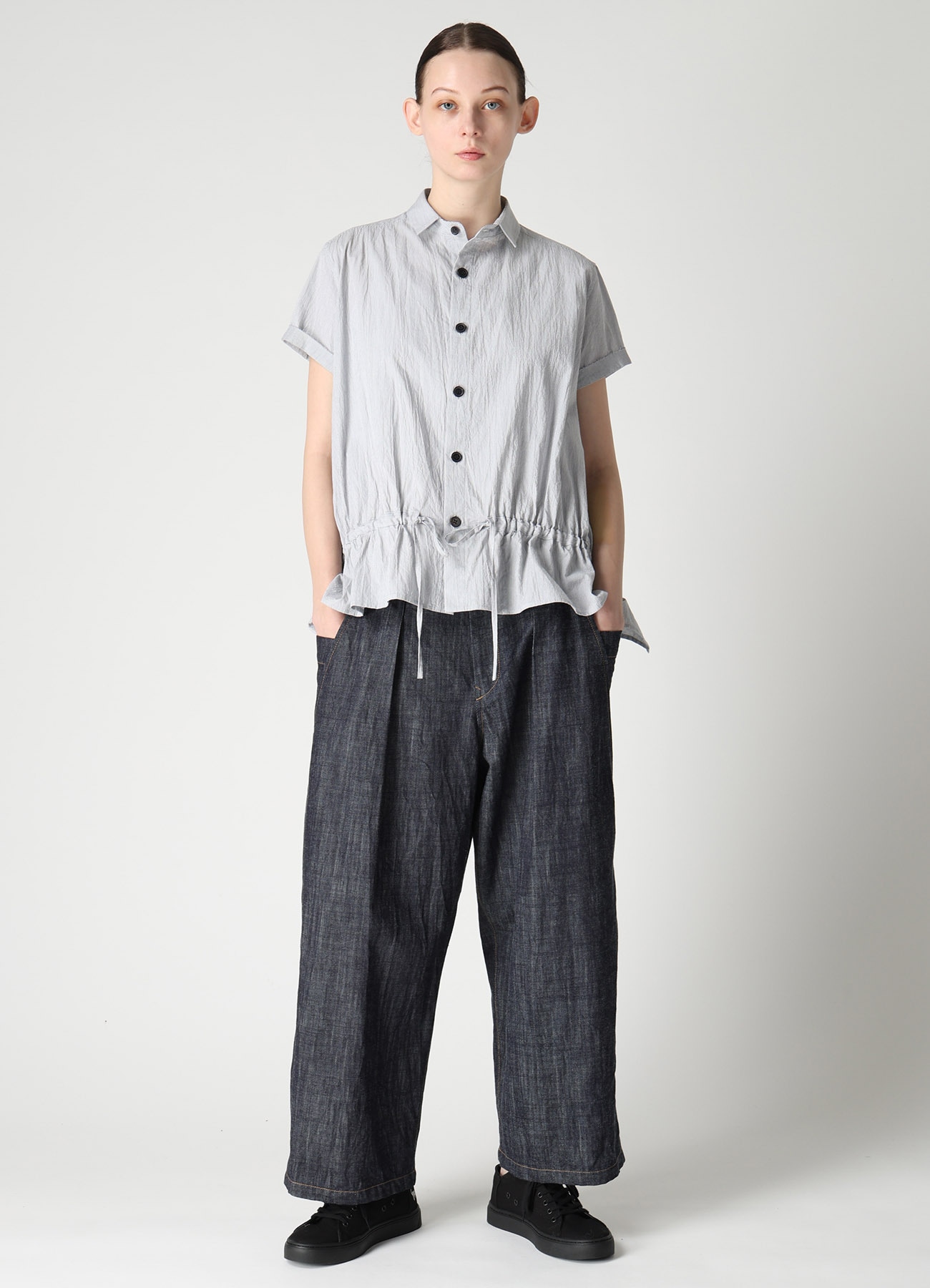 80/- COTTON GATHER BLOUSE