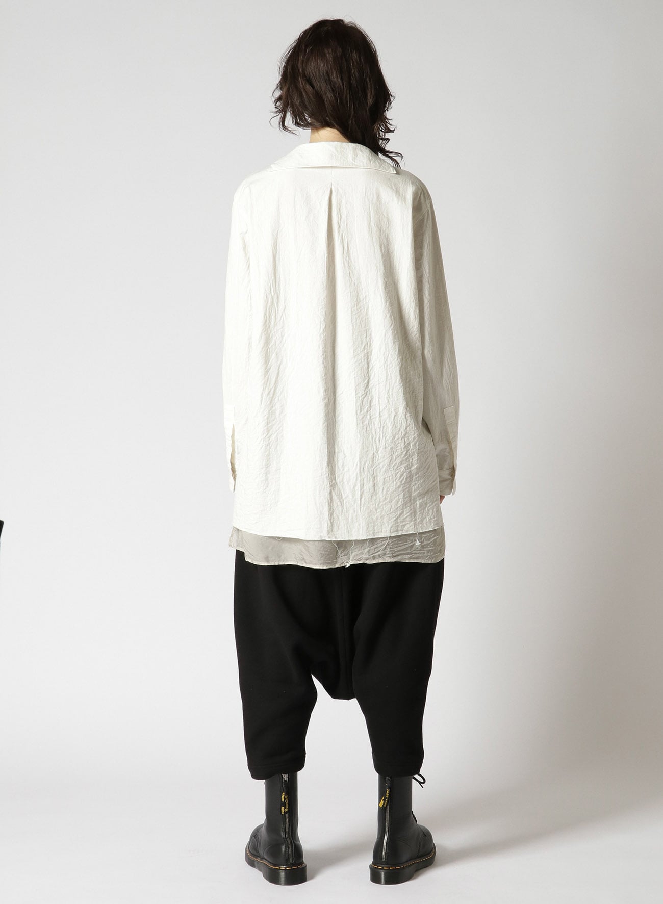 LINEN COTTON DYED SHEETING ASSYME SQUARE SHIRT