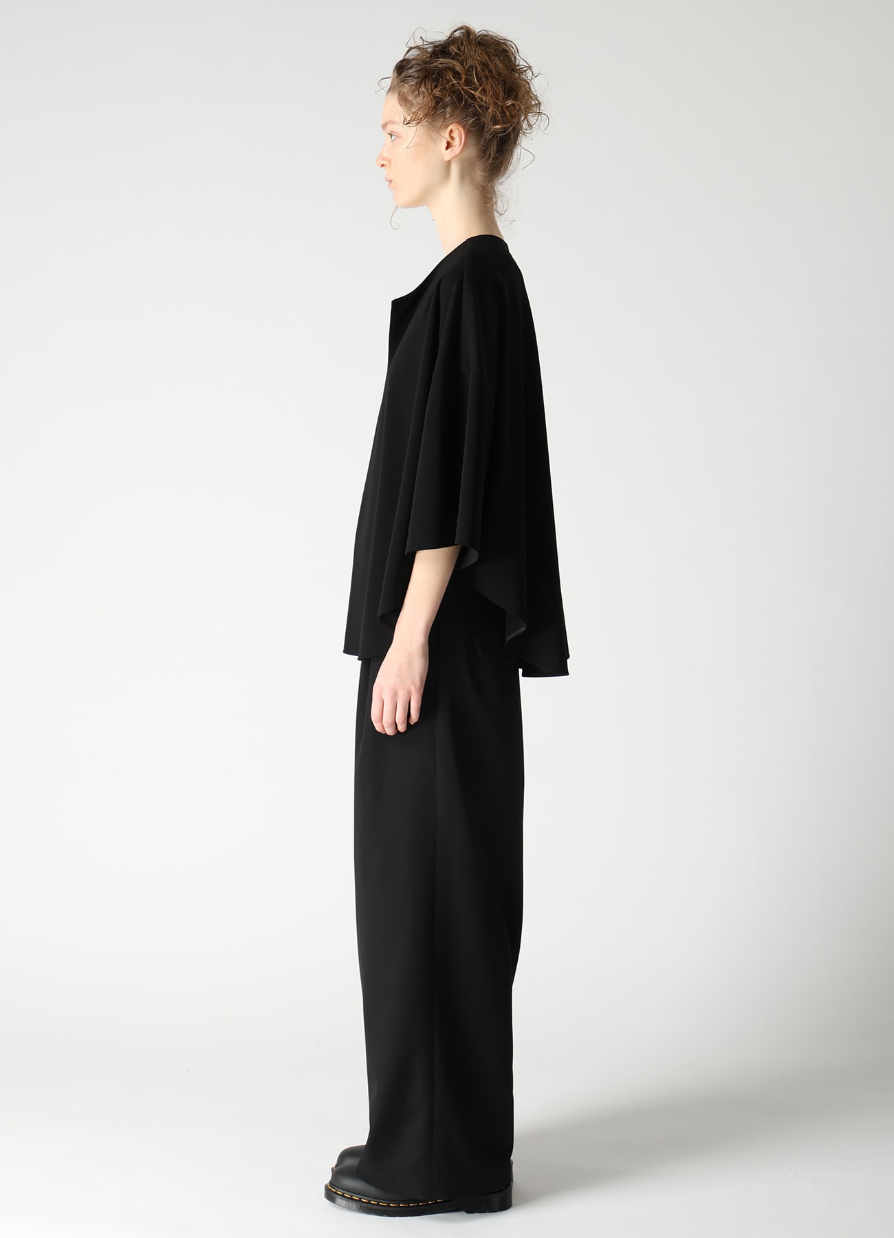 TA/PE STRETCH JERSEY FRONT HOOK BLOUSE