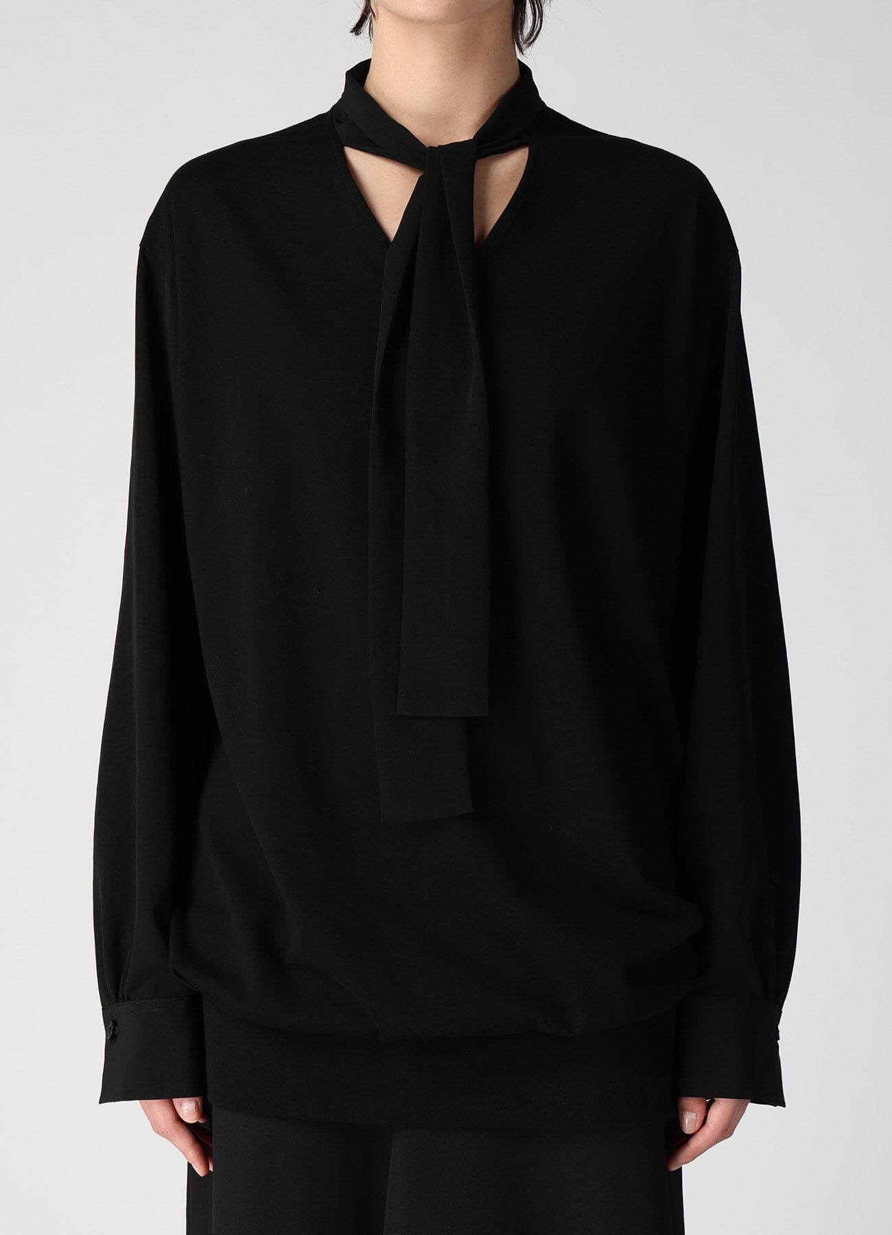TA/PE CREPE DE CHINE COMBINATION BLOUSE