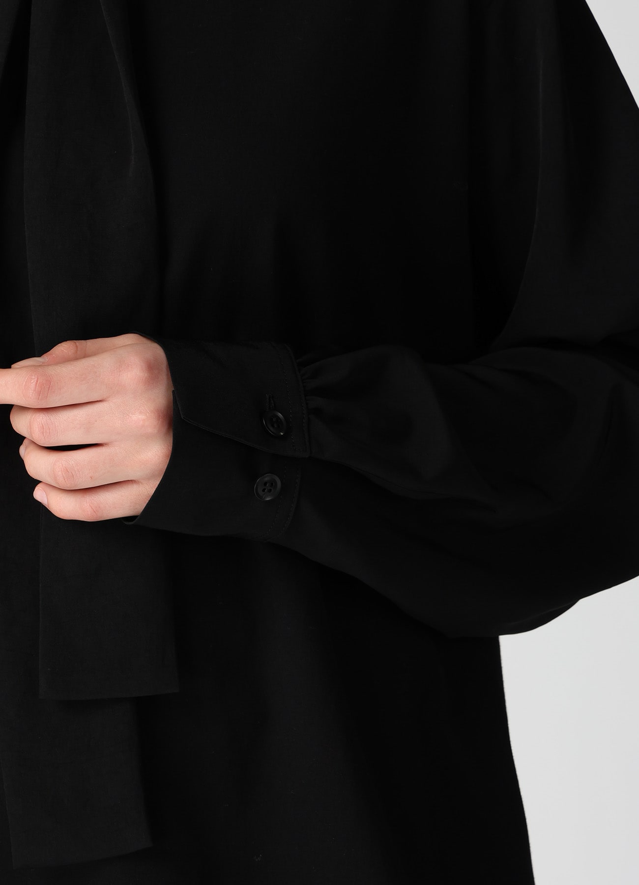 TA/PE CREPE DE CHINE COMBINATION BLOUSE