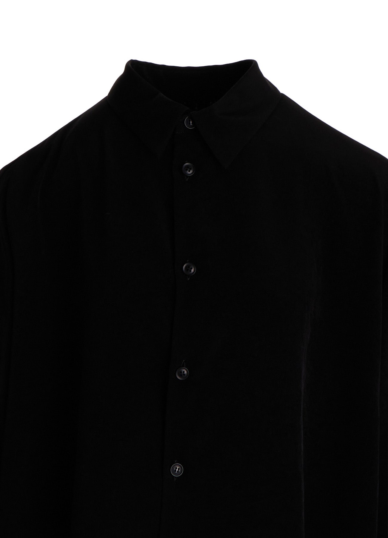 TA/PE CREPE DE CHINE HALF SLEEVE CAPE SHIRT