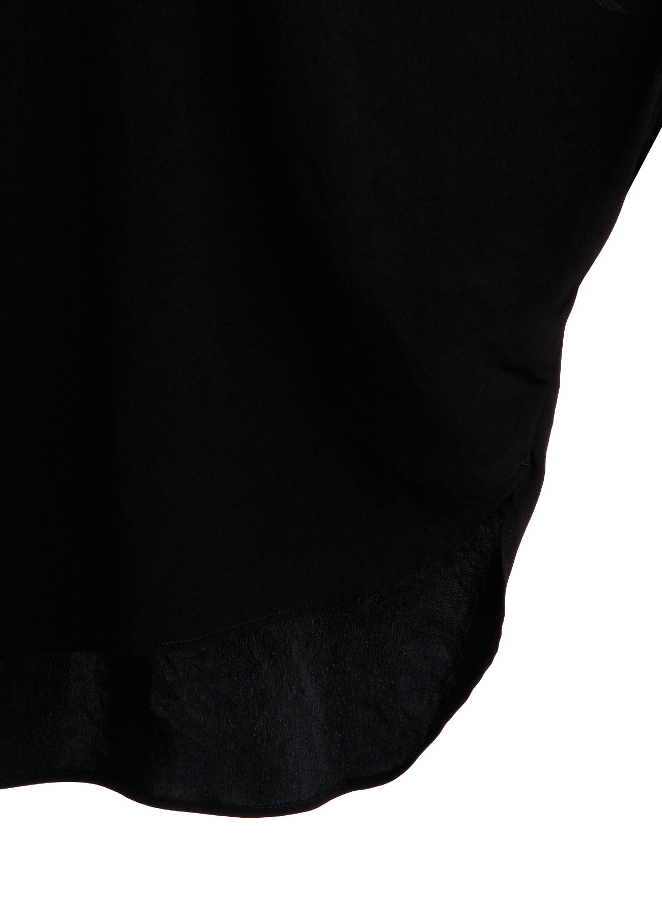 TA/PE CREPE DE CHINE HALF SLEEVE CAPE SHIRT