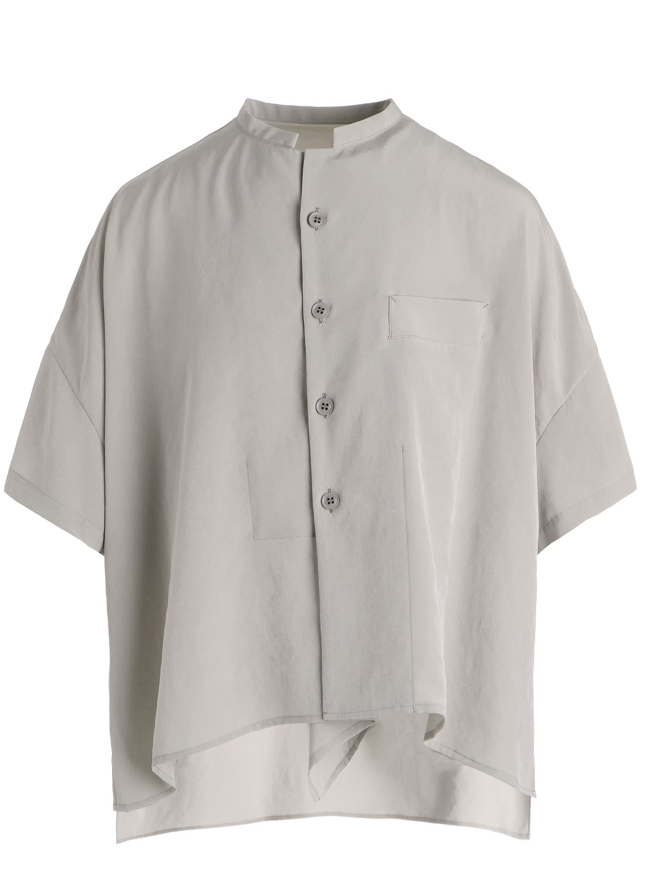 TA/PE CREPE DE CHINE HALF SLEEVE BOX SHIRT