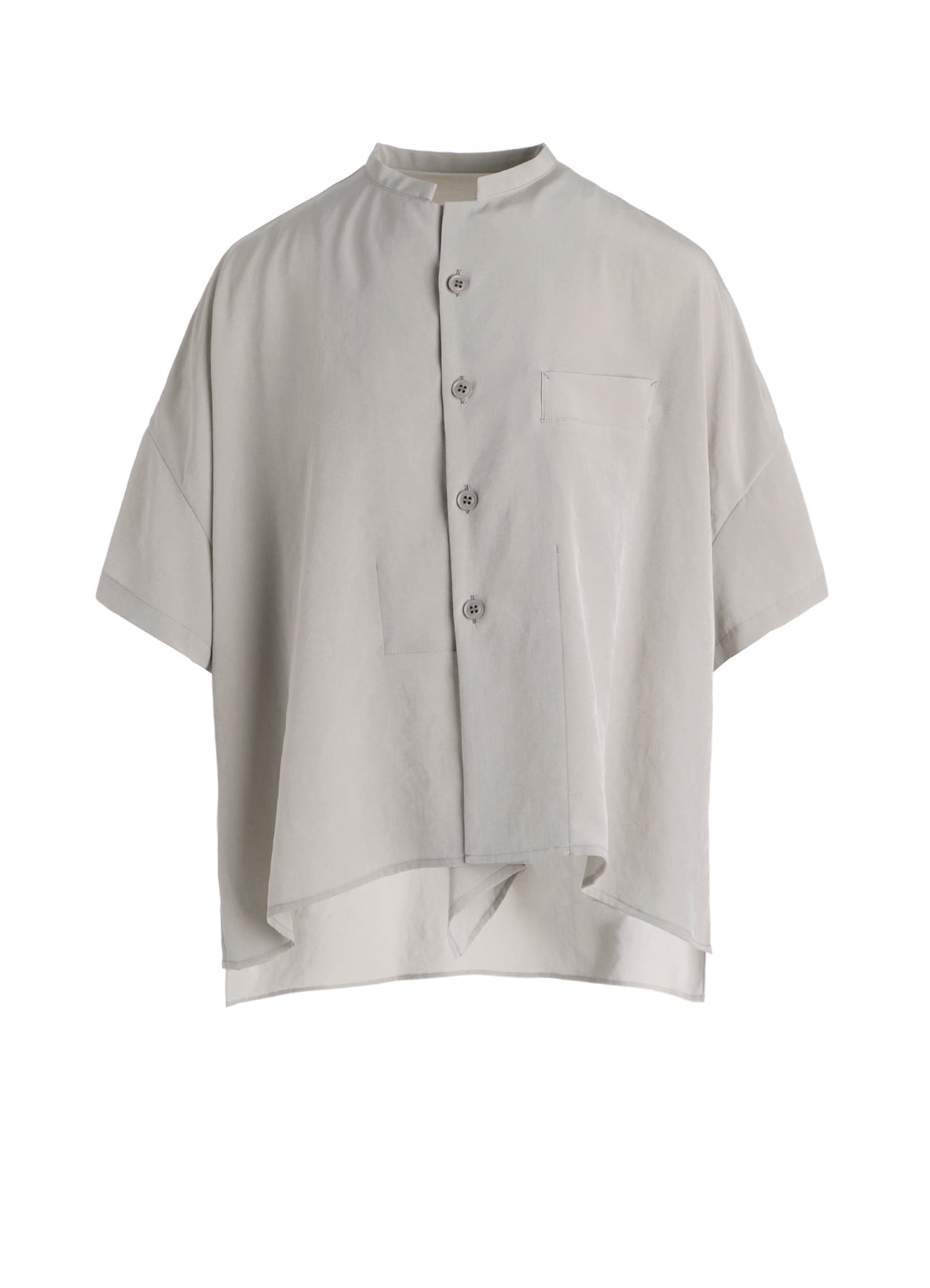 TA/PE CREPE DE CHINE HALF SLEEVE BOX SHIRT