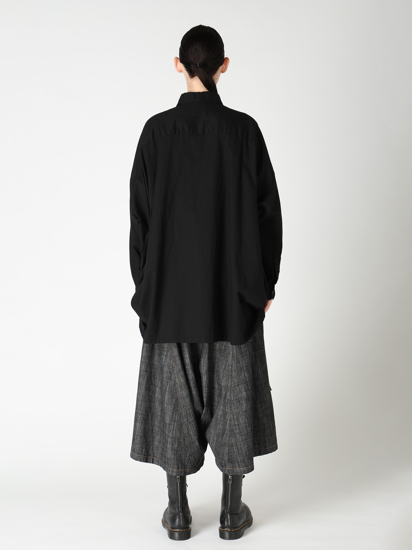 [Y's BORN PRODUCT] DOUBLE FRONT BIG BLOUSE