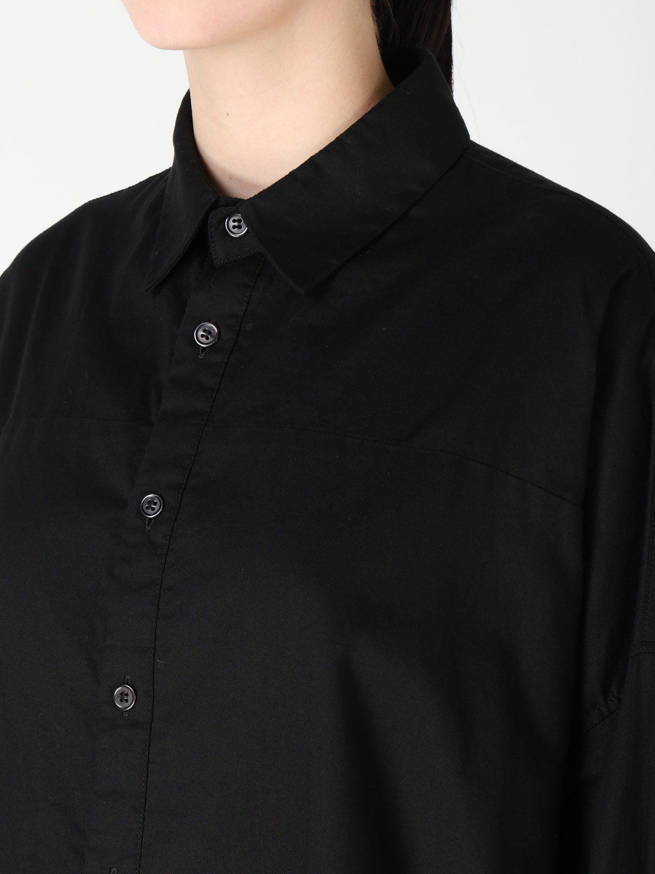 [Y's BORN PRODUCT] DOUBLE FRONT BIG BLOUSE