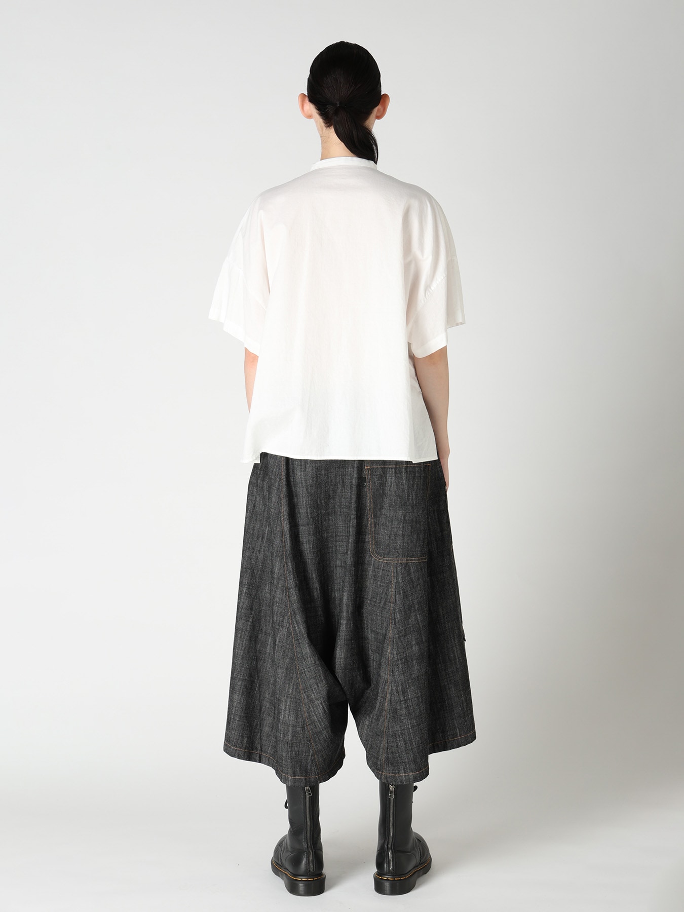 [Y's BORN PRODUCT] HALF SLEEVE BOX SHIRT