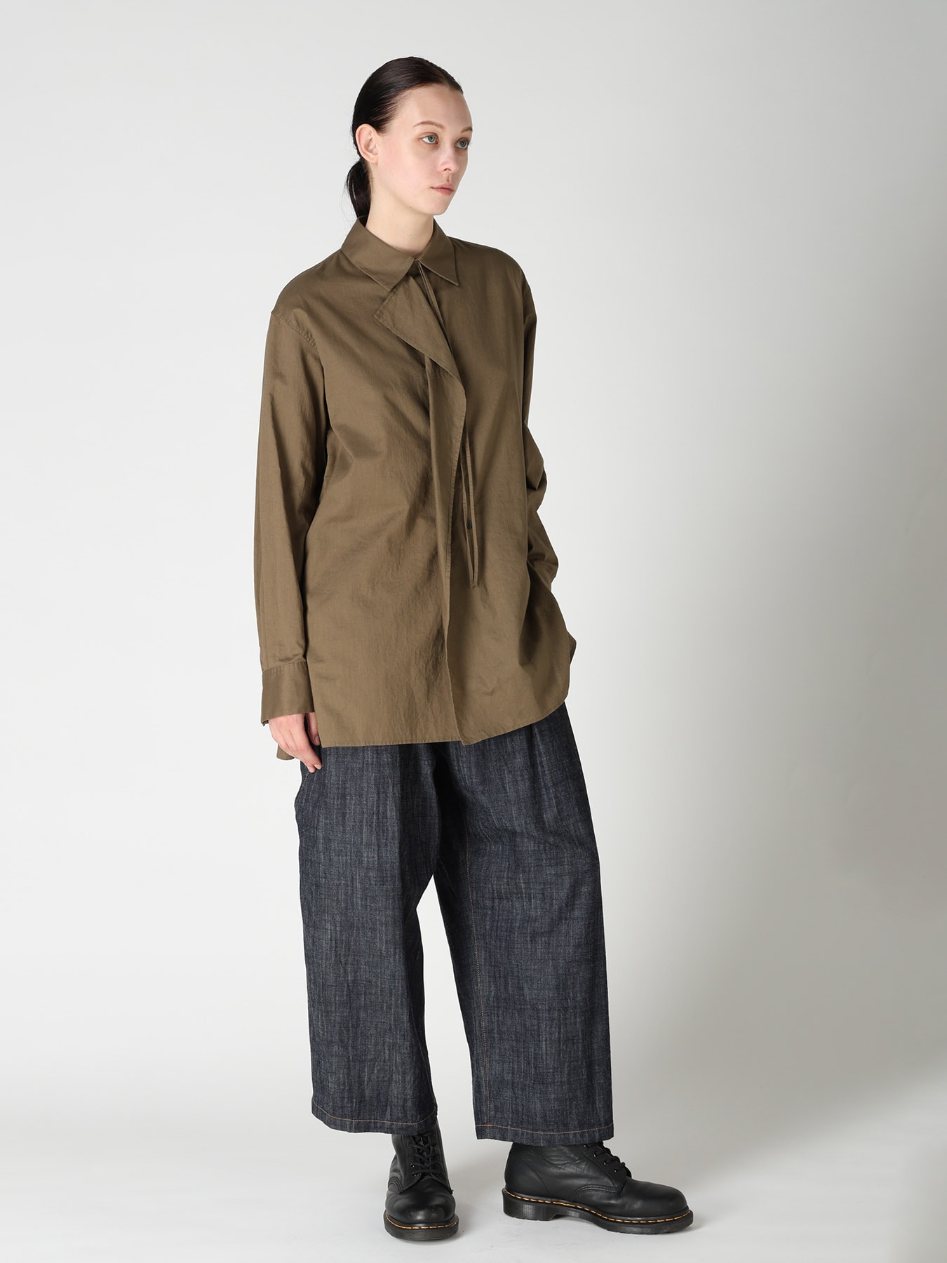 [Y's BORN PRODUCT] F/B OPEN BLOUSE