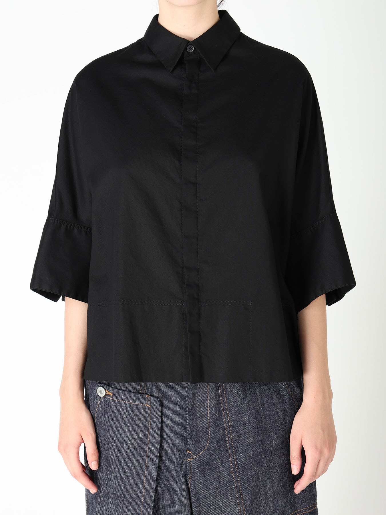 [Y's BORN PRODUCT] WIDE CUFFS SHIRT