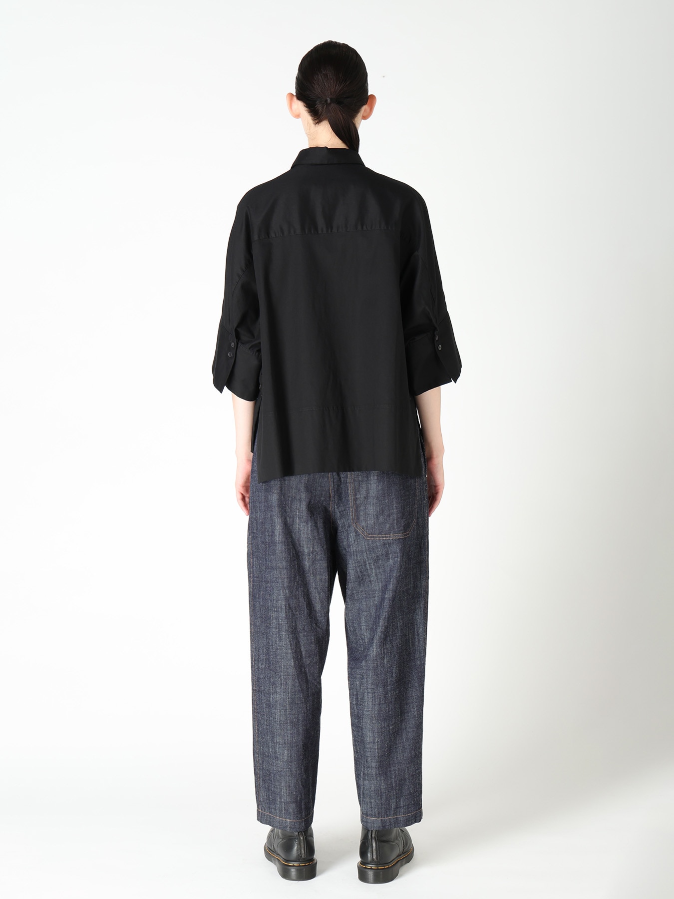 [Y's BORN PRODUCT] WIDE CUFFS SHIRT