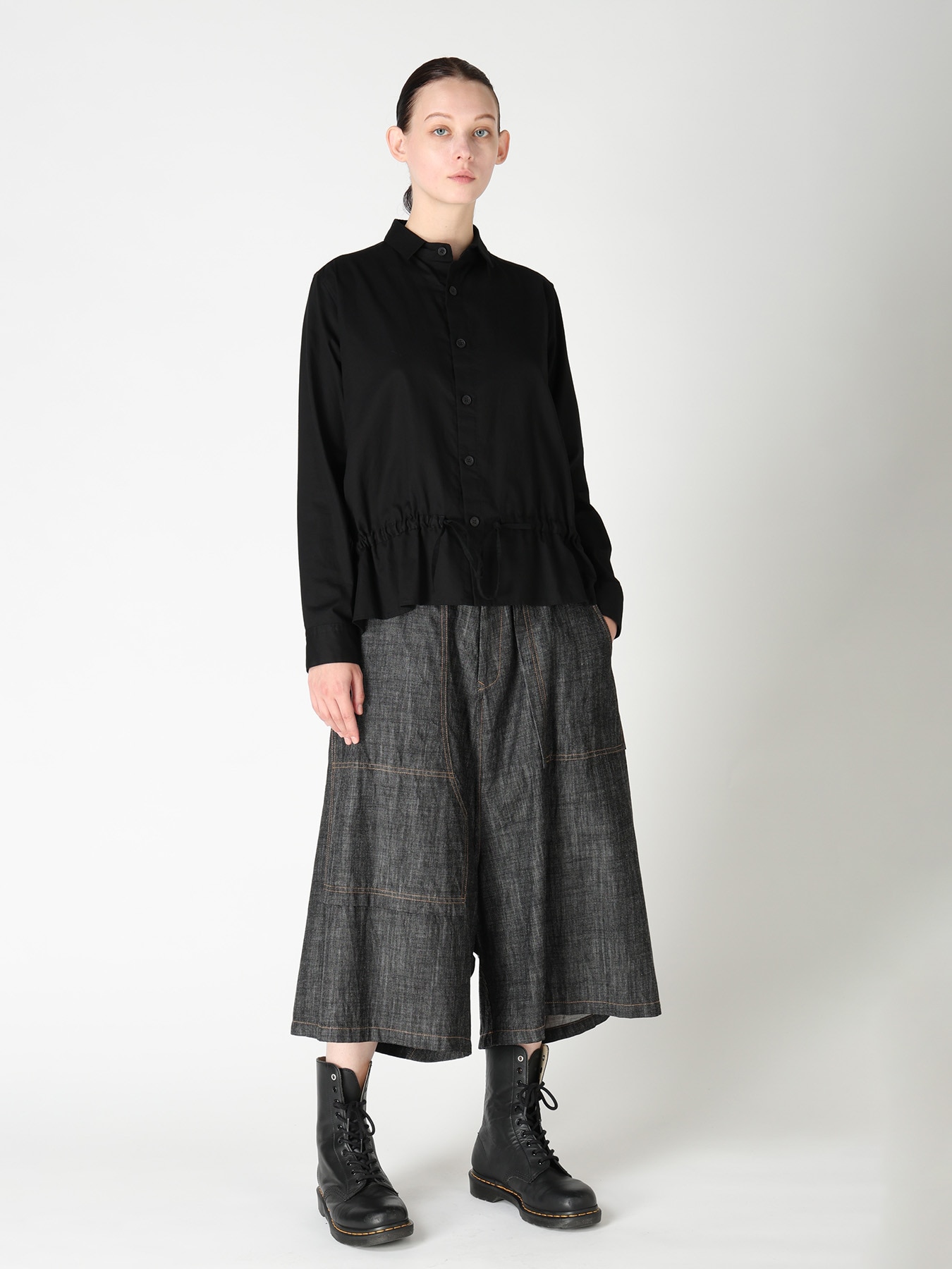 [Y's BORN PRODUCT] FRONT GATHER BLOUSE