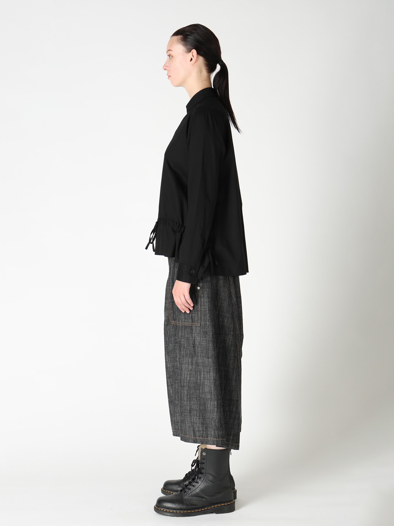 [Y's BORN PRODUCT] FRONT GATHER BLOUSE