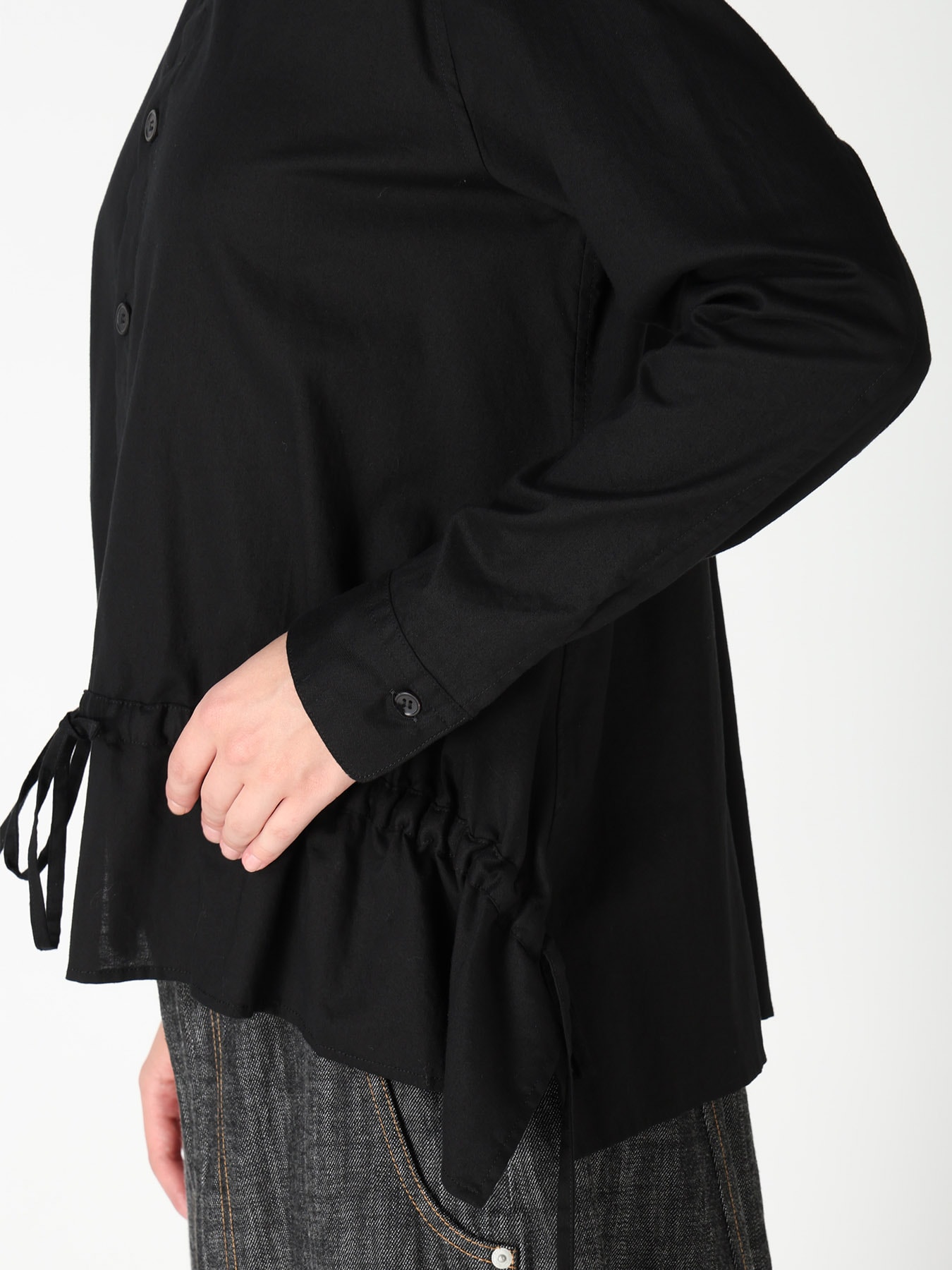 [Y's BORN PRODUCT] FRONT GATHER BLOUSE