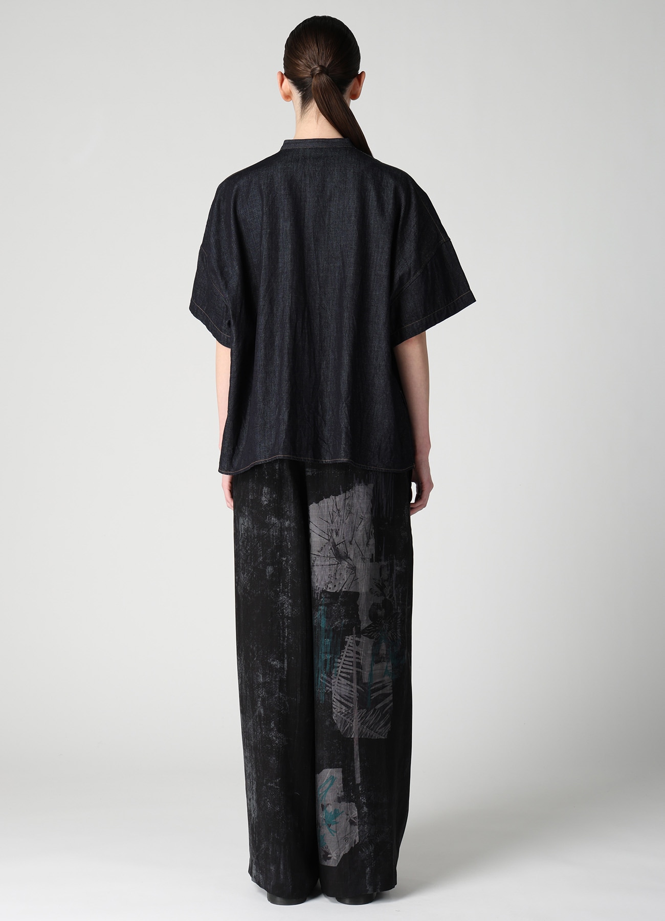 6OZ DENIM HALF SLEEVE BOX SHIRT