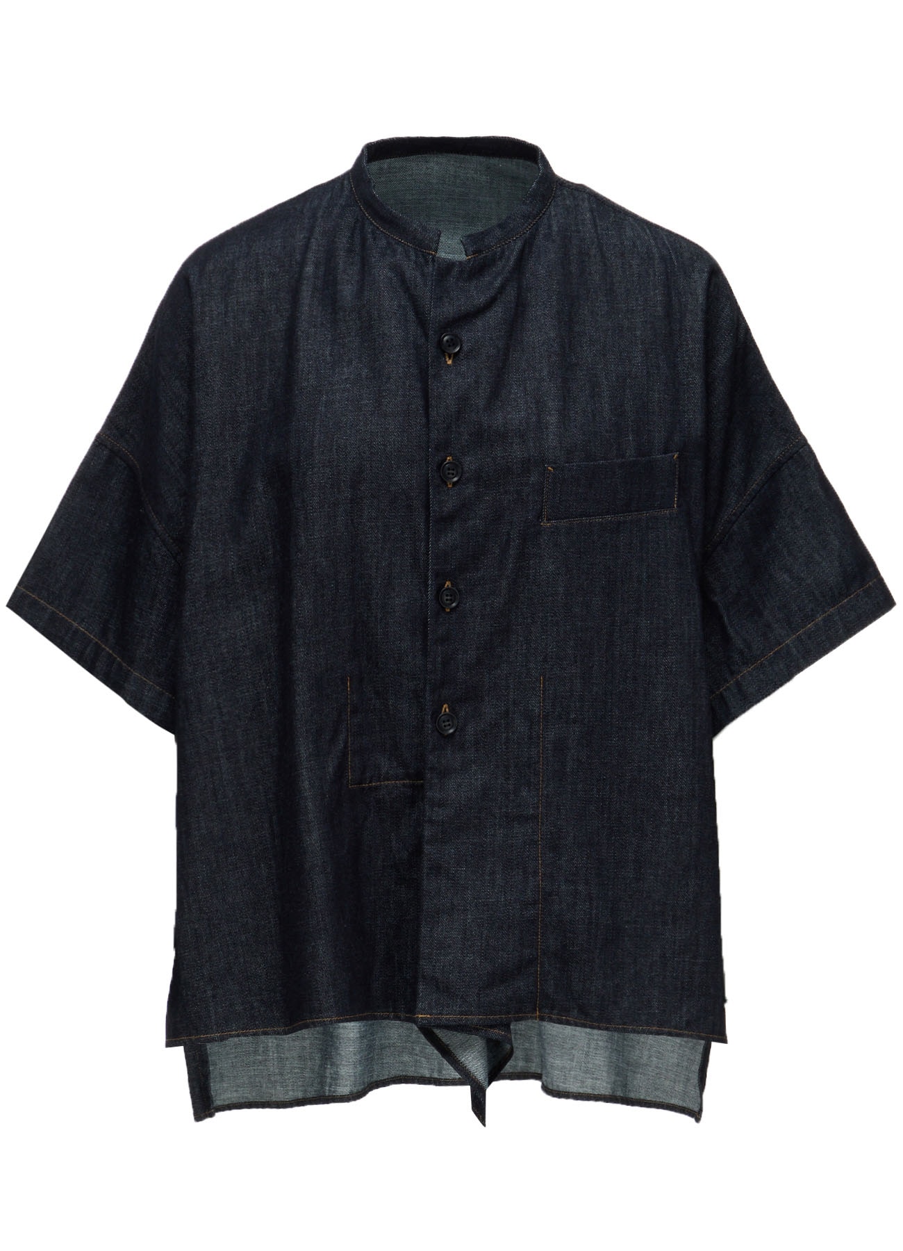 6OZ DENIM HALF SLEEVE BOX SHIRT